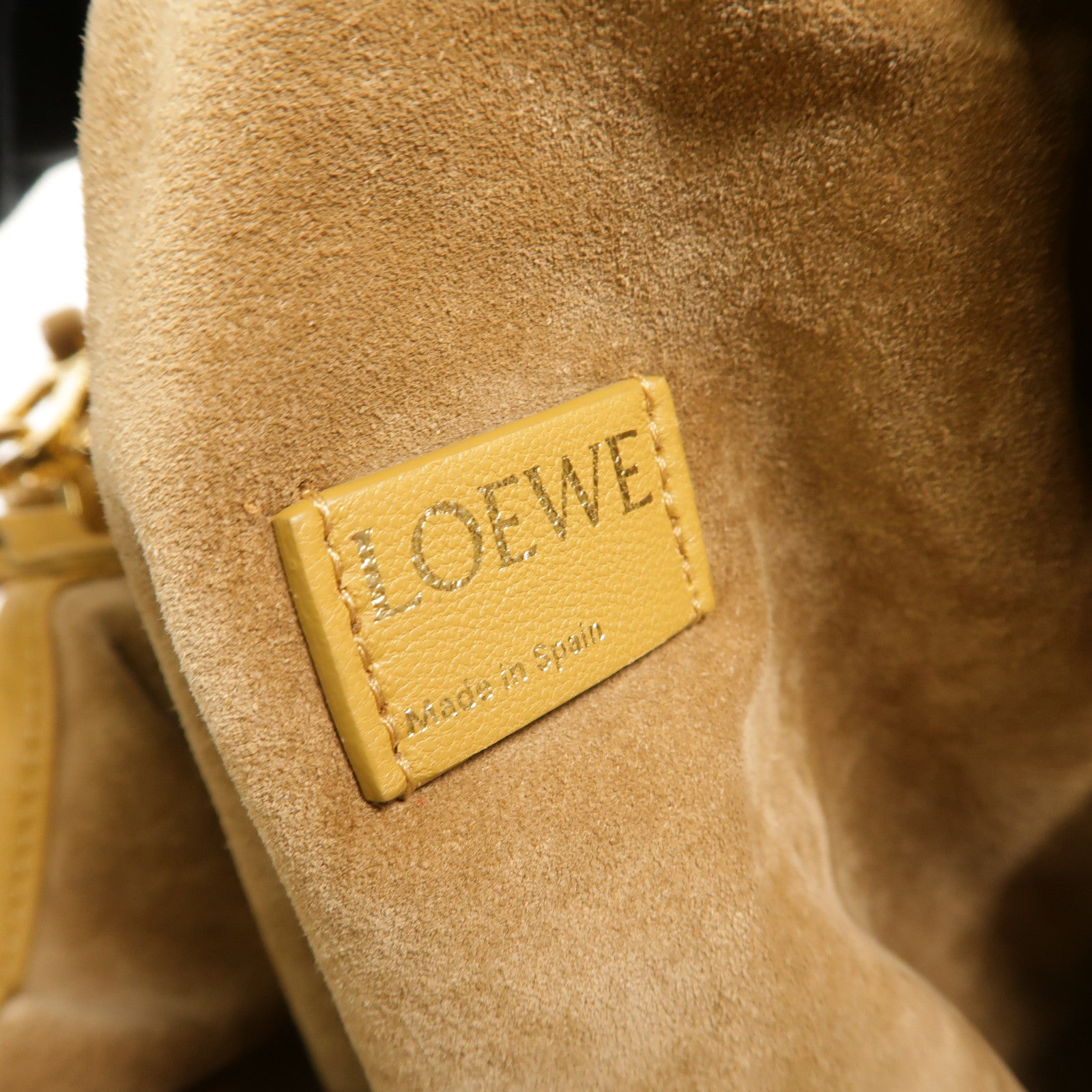LOEWE 羊皮皮革Flamenco Purse Large鏈帶手挽肩背兩用袋