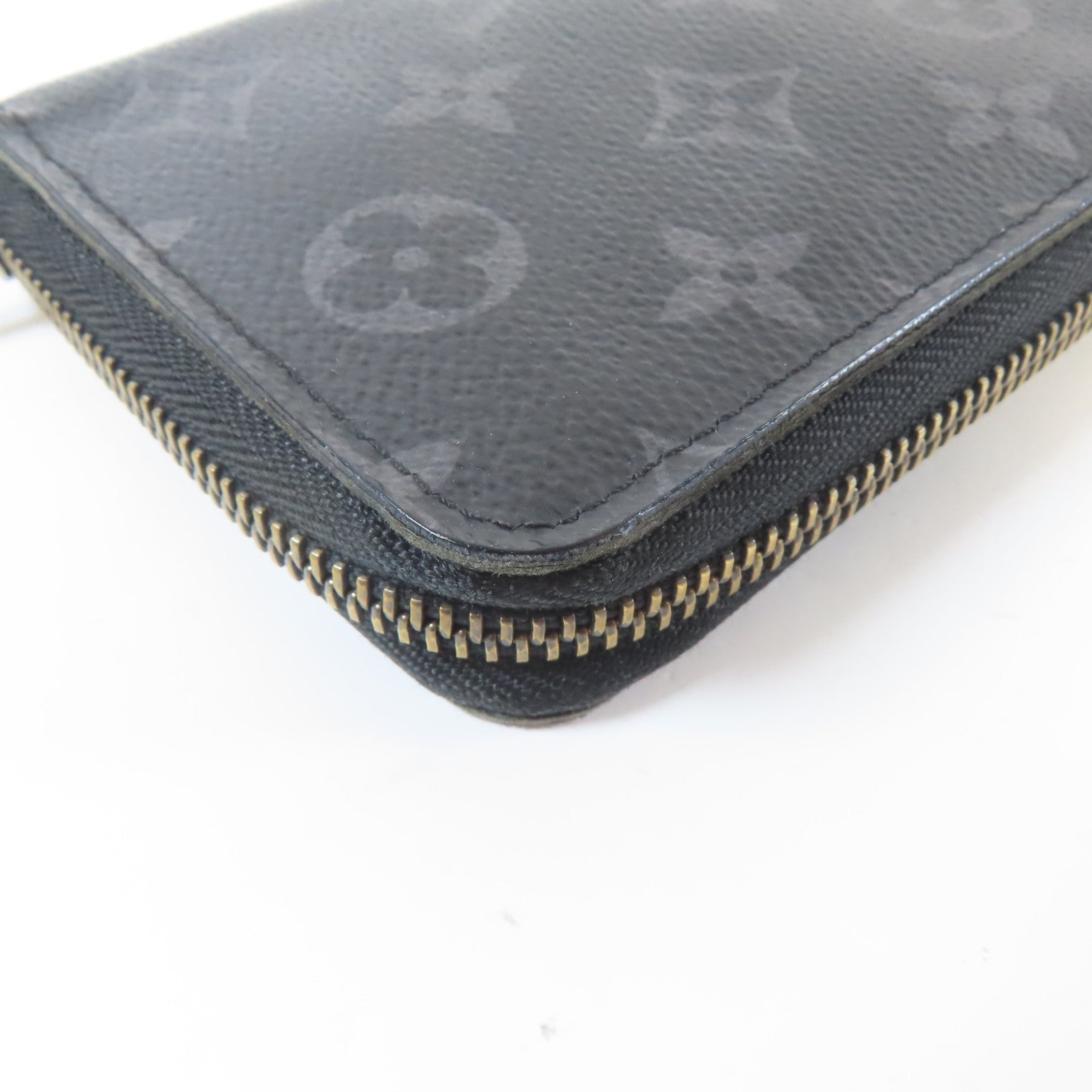 LOUIS VUITTON 【激減優惠】Monogram Eclipse Long Wallet銀扣長錢包黑色