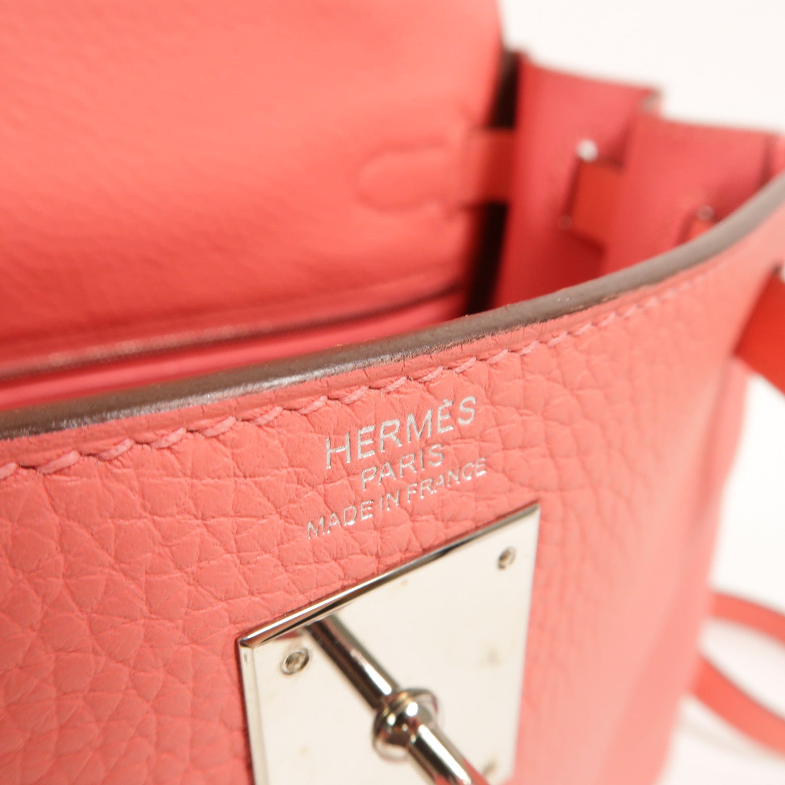 HERMES Togo皮革Kelly 28手挽肩背兩用袋Rose d'Ete