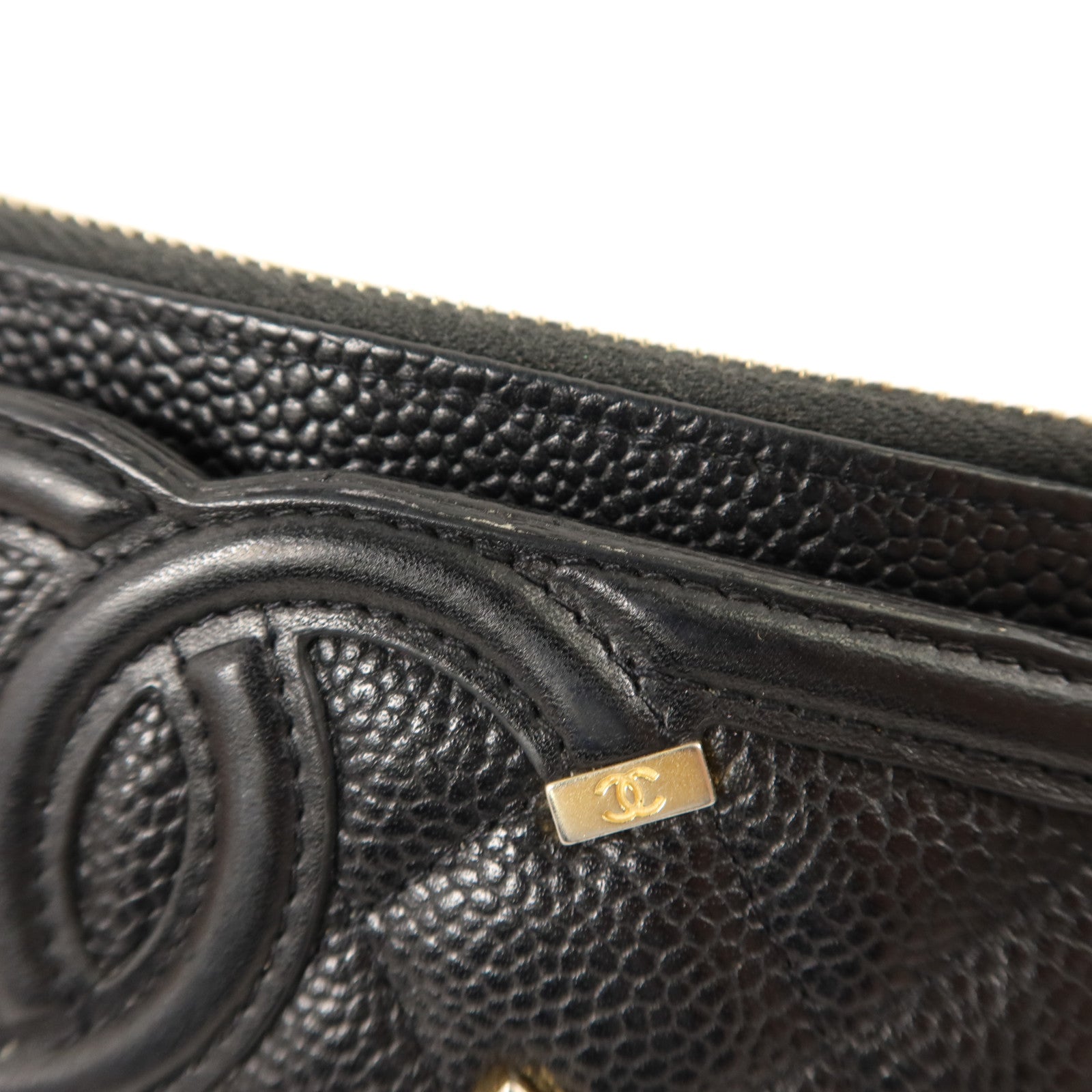 CHANEL 牛皮皮革CC Filigree Long Wallet長錢包
