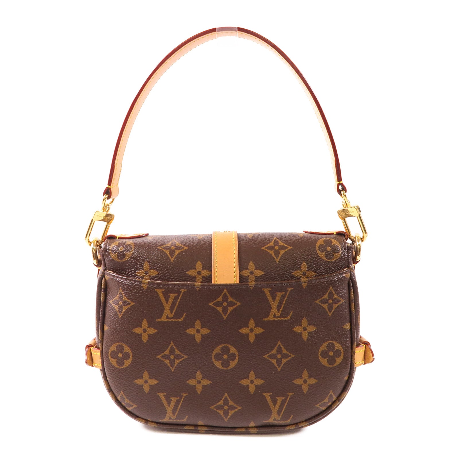LOUIS VUITTON Monogram Saumur BB金扣手挽肩背兩用袋