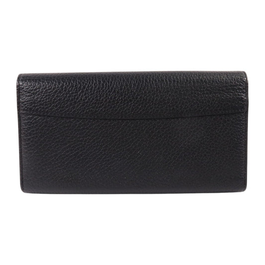 LOUIS VUITTON Taurillon皮革Capucines Wallet金扣長錢包