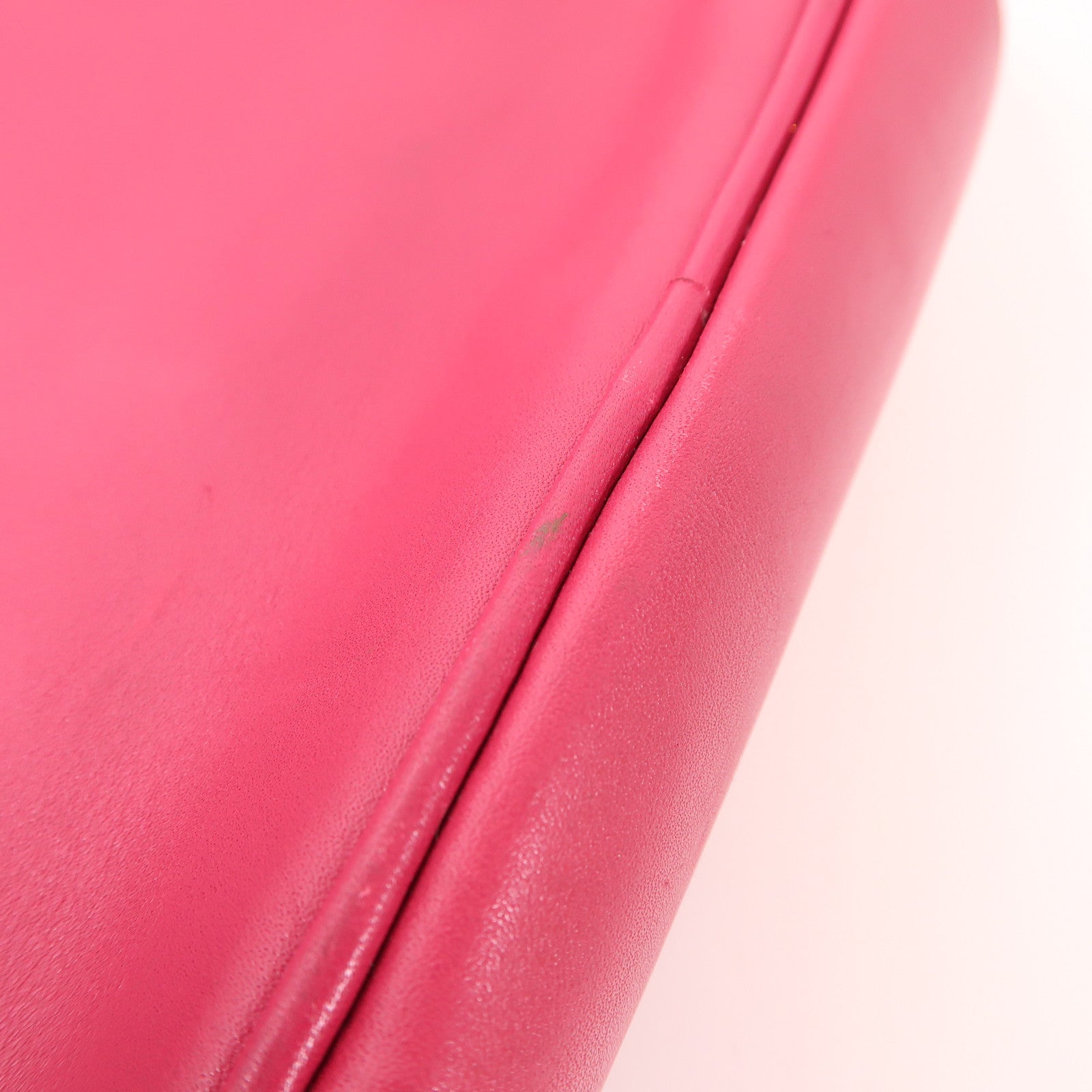 COACH SHW Handbag Calfskin Leather Pink