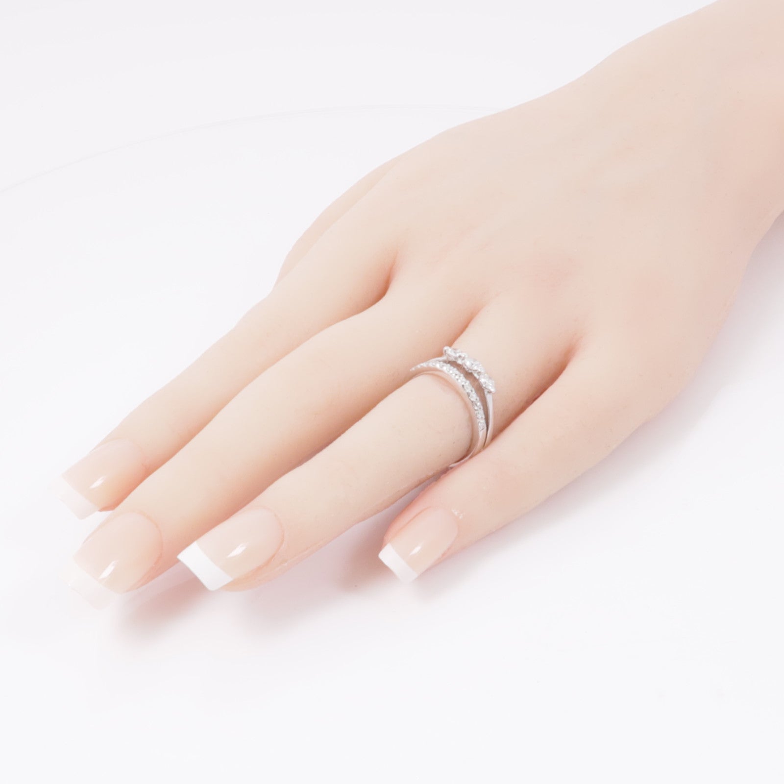 JEWELRY 【激減優惠】18K白金Diamond Ring鑽石戒指US#5.75
