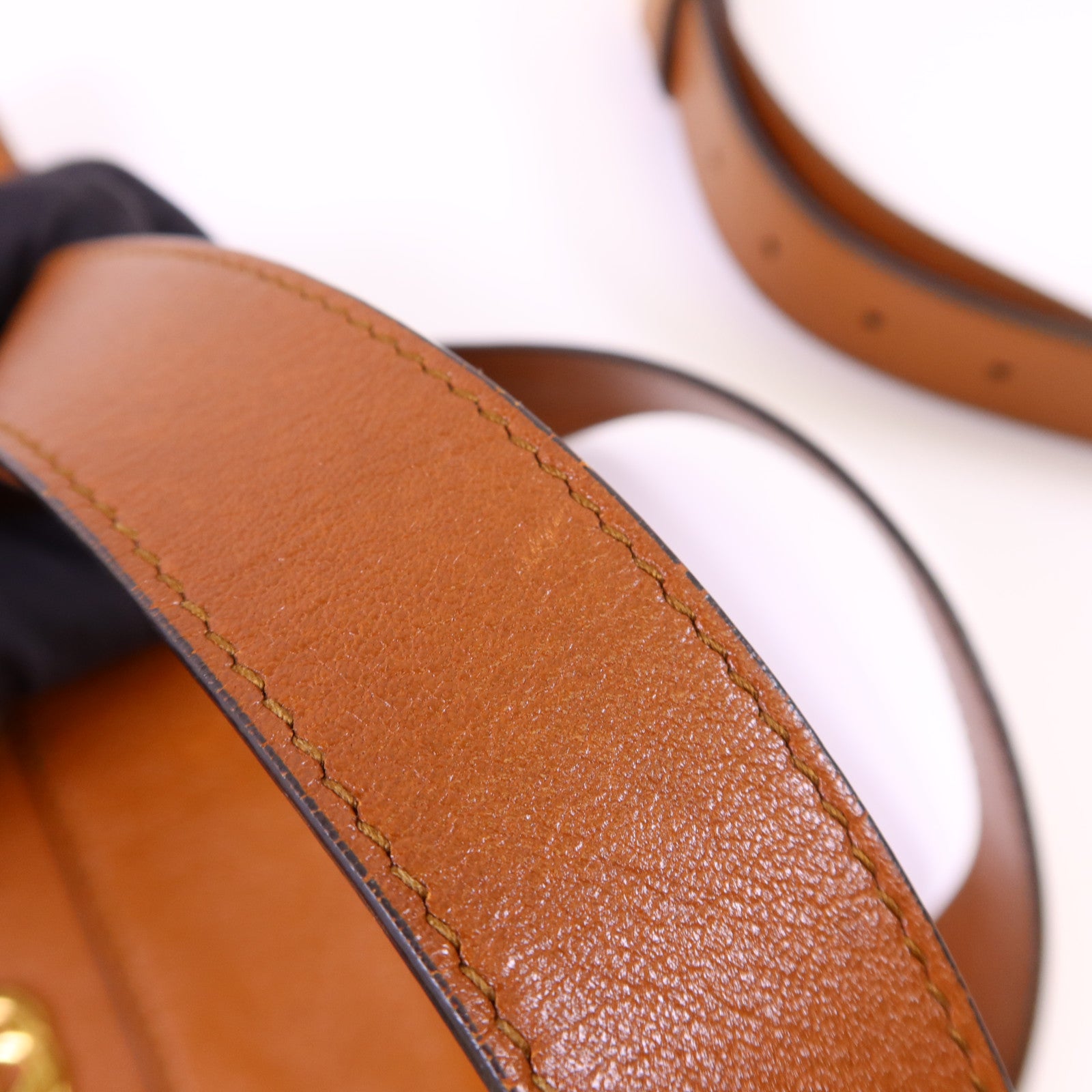 GUCCI 帆布Sherry Line Vintage Tote Bag金扣手挽肩背兩用袋