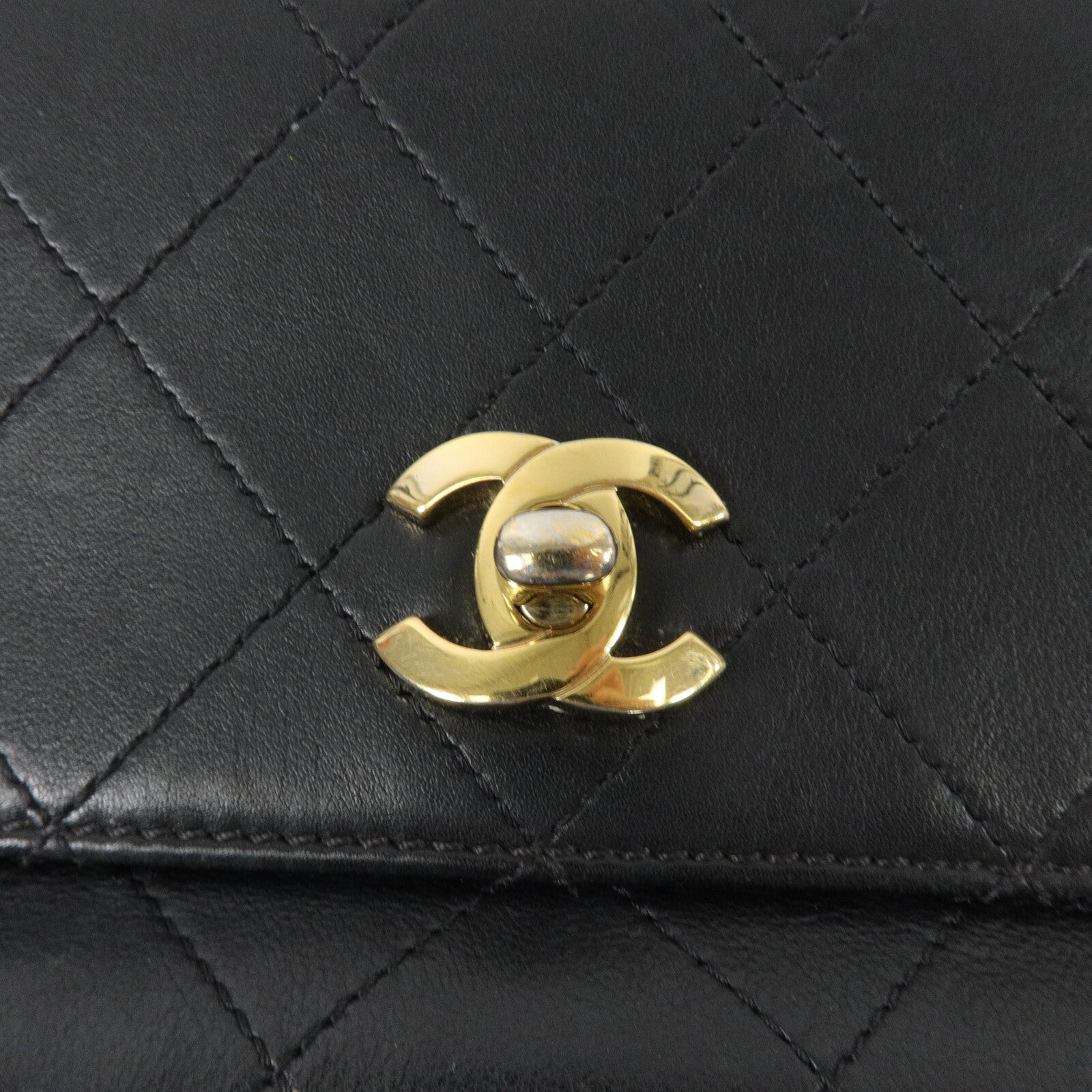CHANEL 羊皮皮革Chain Shoulder鏈帶手挽肩背兩用袋