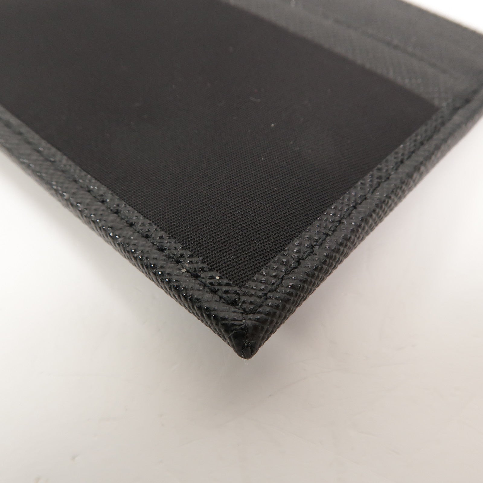 PRADA 尼龍/皮革Re-Nylon & Saffiano Leather Card Holder卡片套