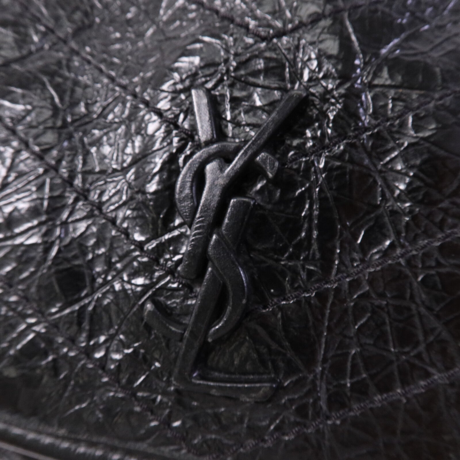 SAINT LAURENT 牛皮皮革Niki Baby銀扣鏈帶肩背袋