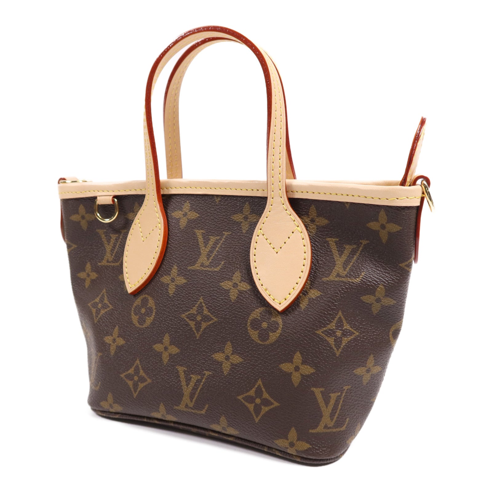 LOUIS VUITTON Monogram Neverfull BB金扣手挽肩背兩用袋