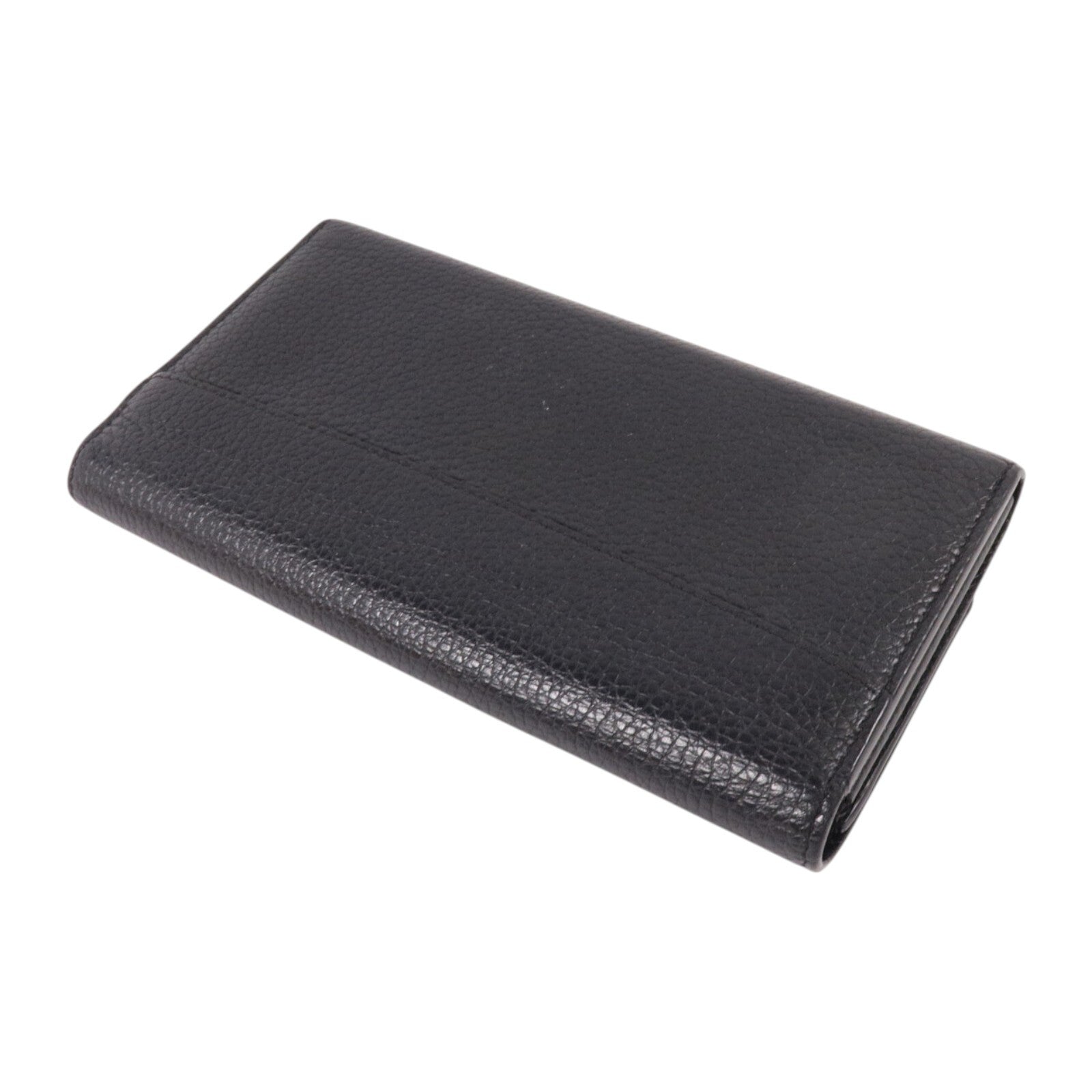 LOUIS VUITTON Taurillon皮革Capucines Wallet金扣長錢包