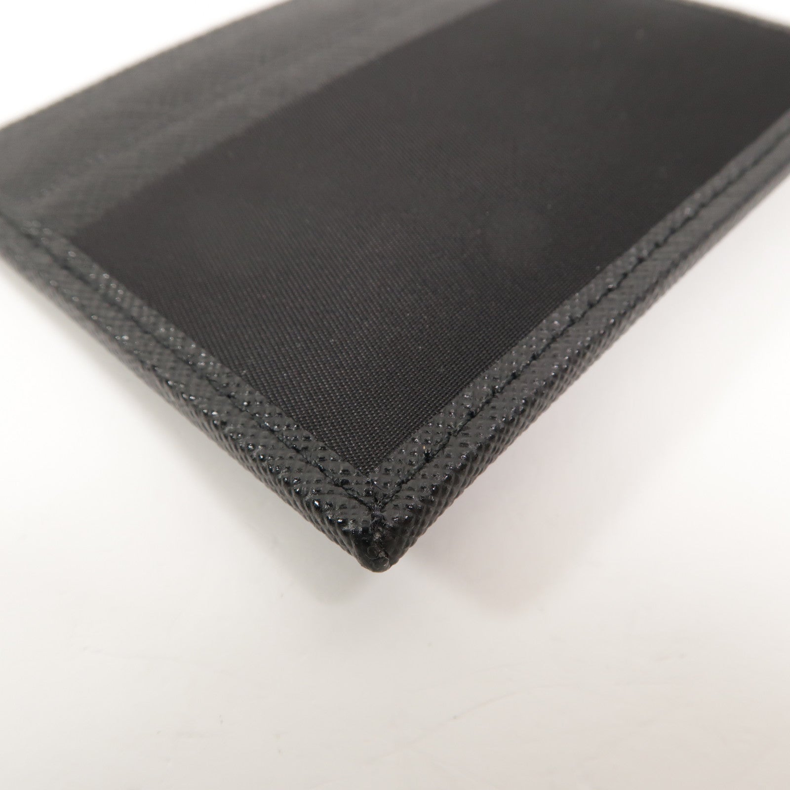 PRADA 尼龍/皮革Re-Nylon & Saffiano Leather Card Holder卡片套