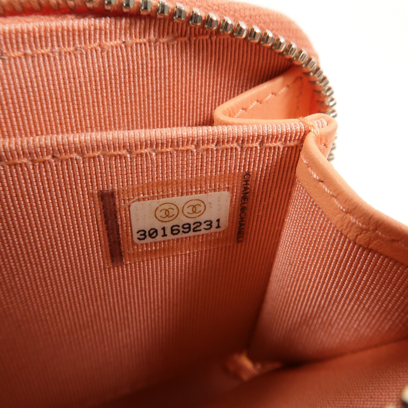 CHANEL 牛皮皮革Classic Zipped Card Case卡片套