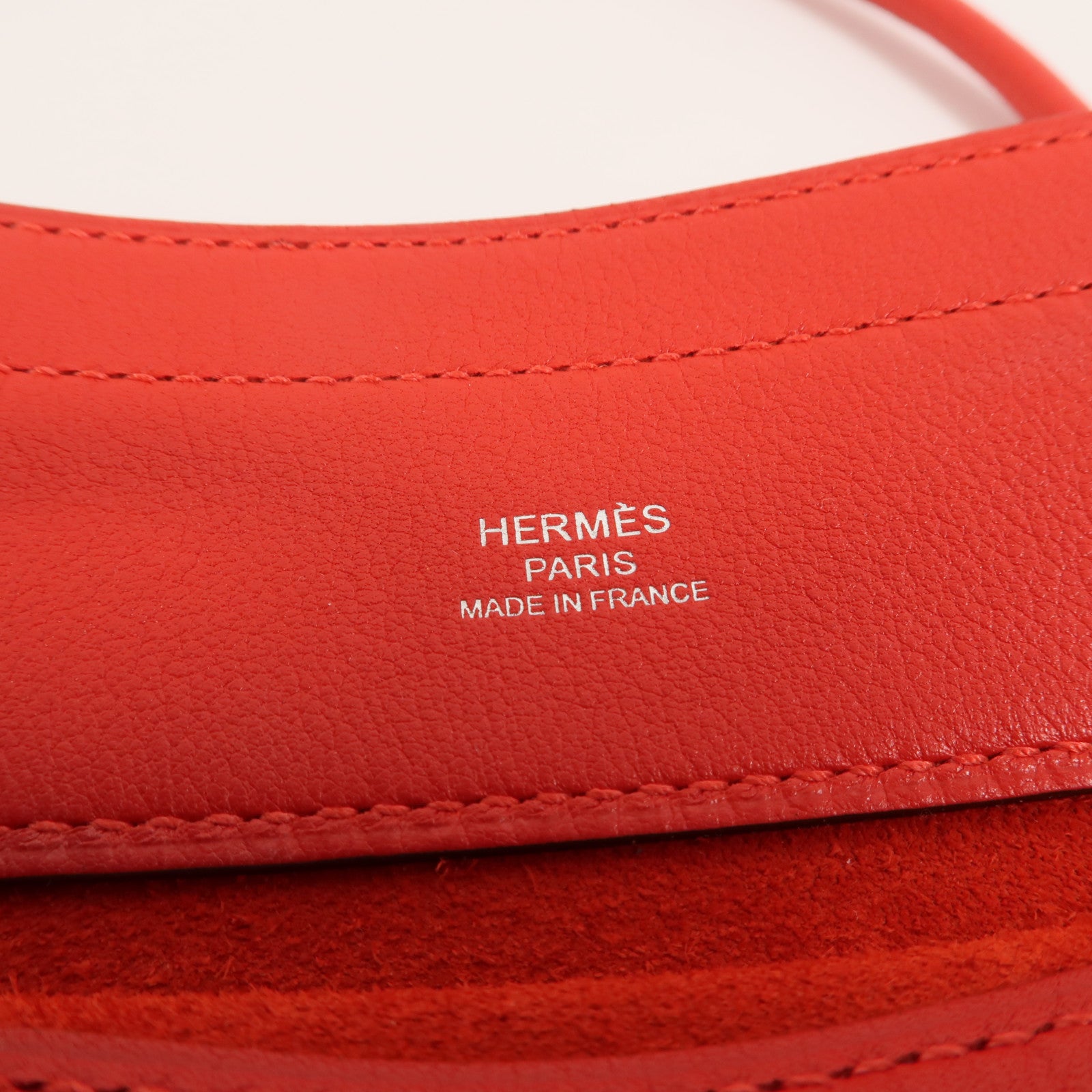 HERMES Swift皮革Aline Mini肩背袋Rouge de Coeur
