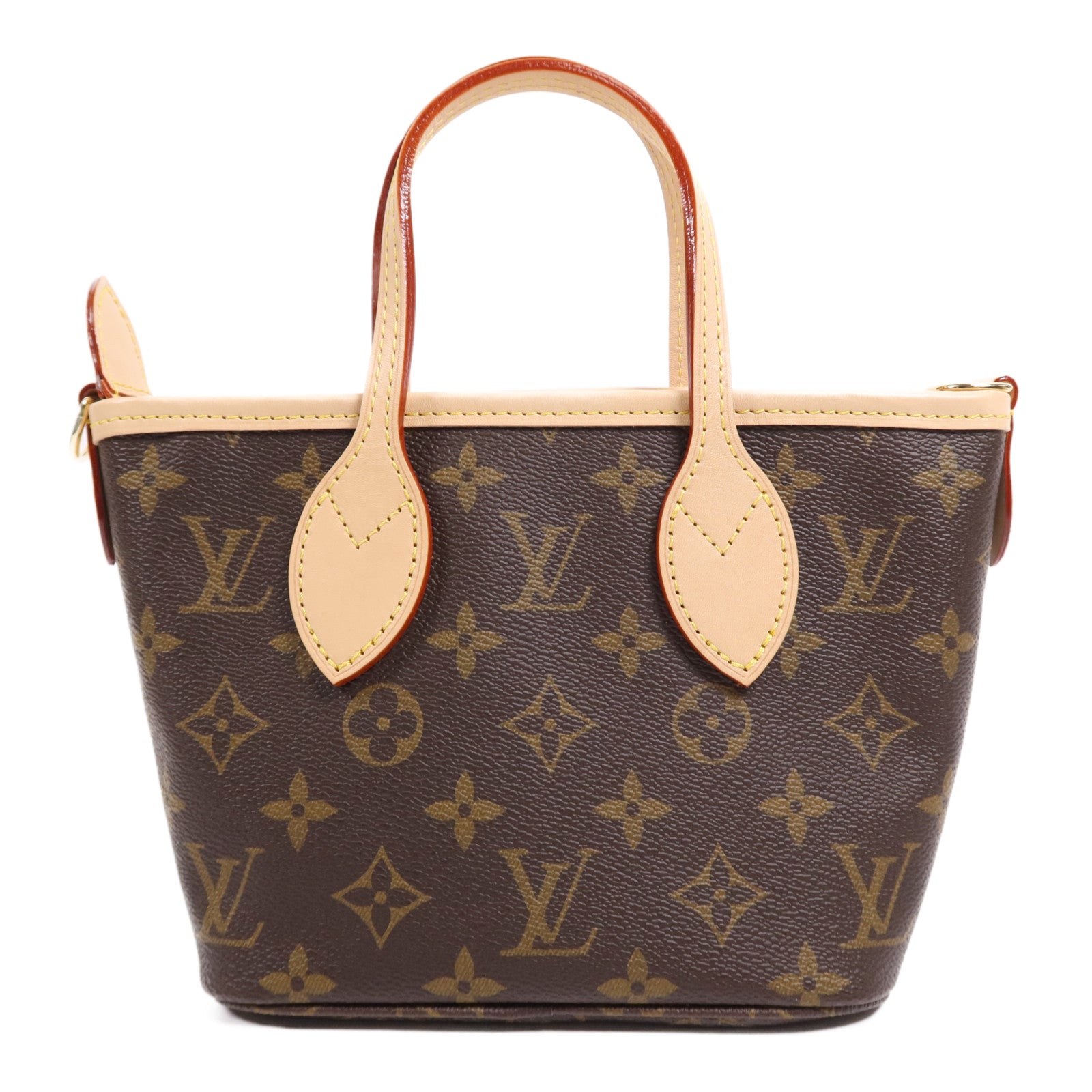 LOUIS VUITTON Monogram Neverfull BB金扣手挽肩背兩用袋