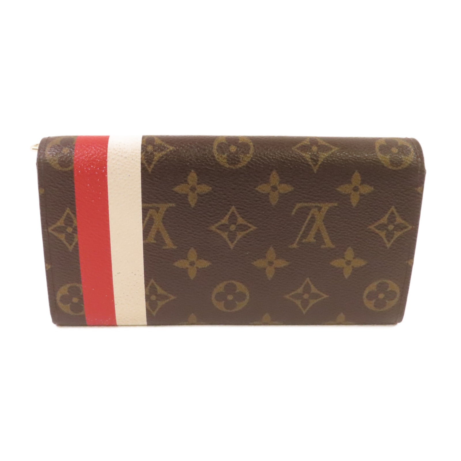 LOUIS VUITTON Monogram Portefeuille Sarah Long wallet金扣長錢包啡色