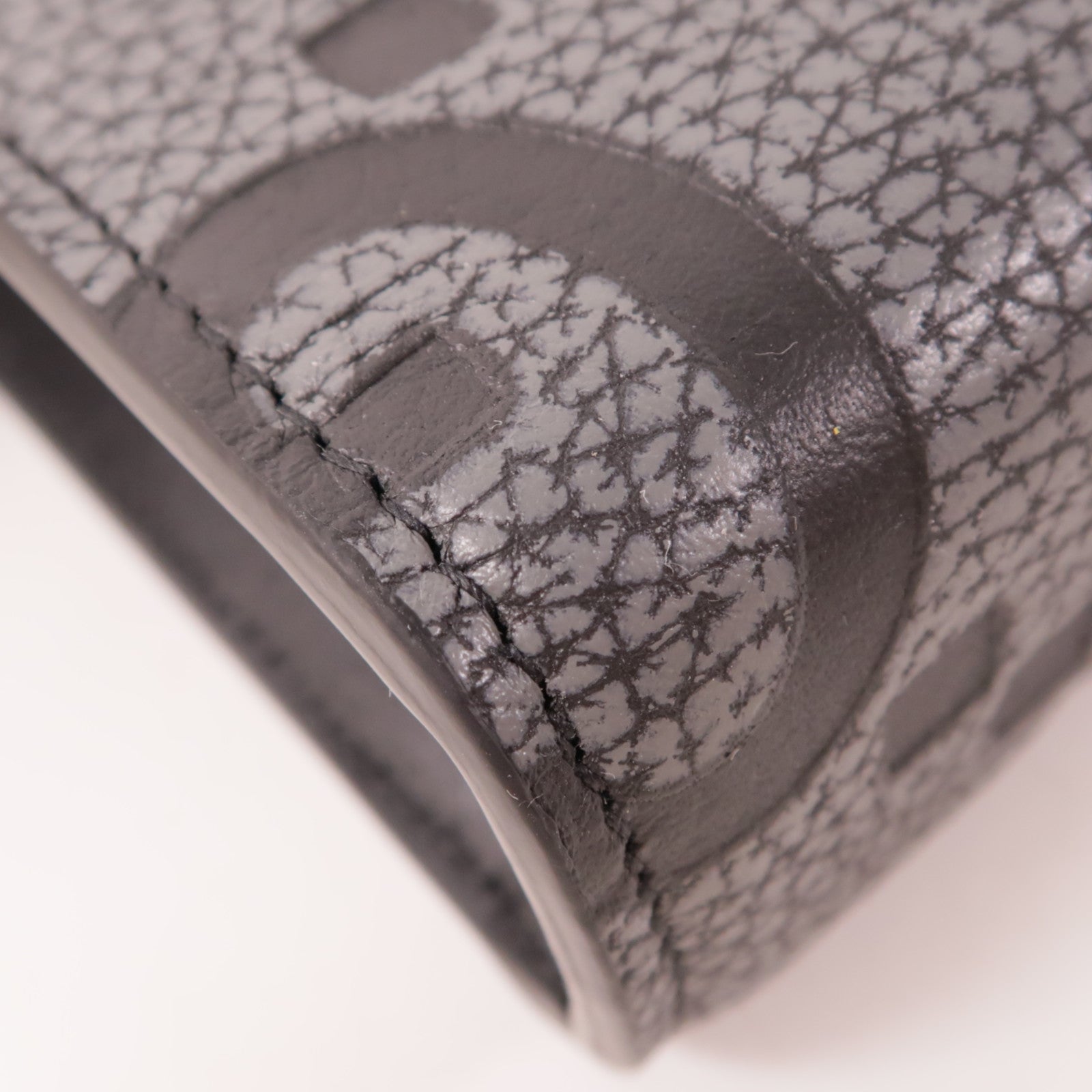 GUCCI 【激減優惠】皮革Jumbo GG Mini銀扣肩背袋