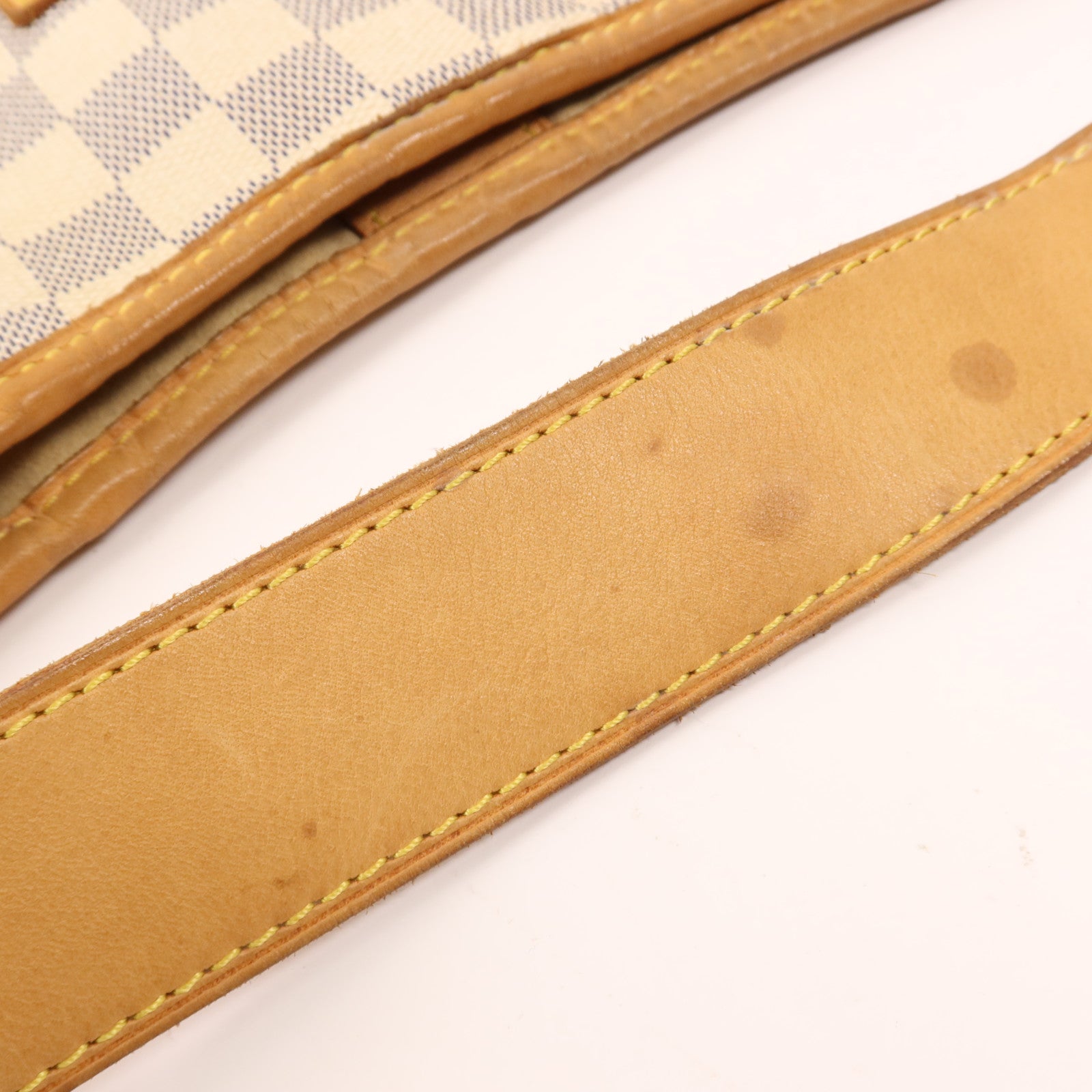 LOUIS VUITTON Damier Azur Galliera GM金扣肩背袋