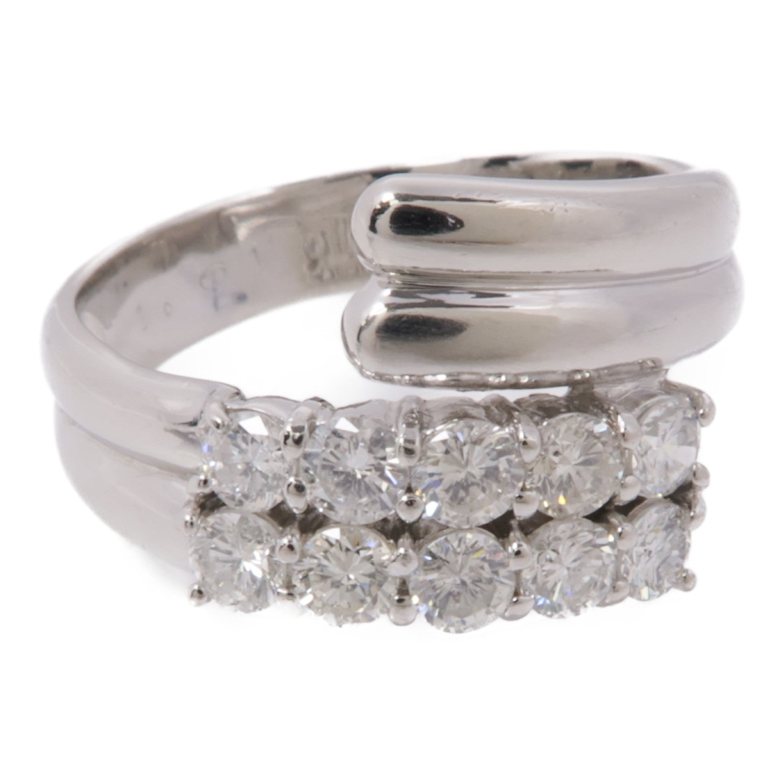 JEWELRY JEWELRY PT900鉑金/鑽石Diamond Ring戒指US#8.5