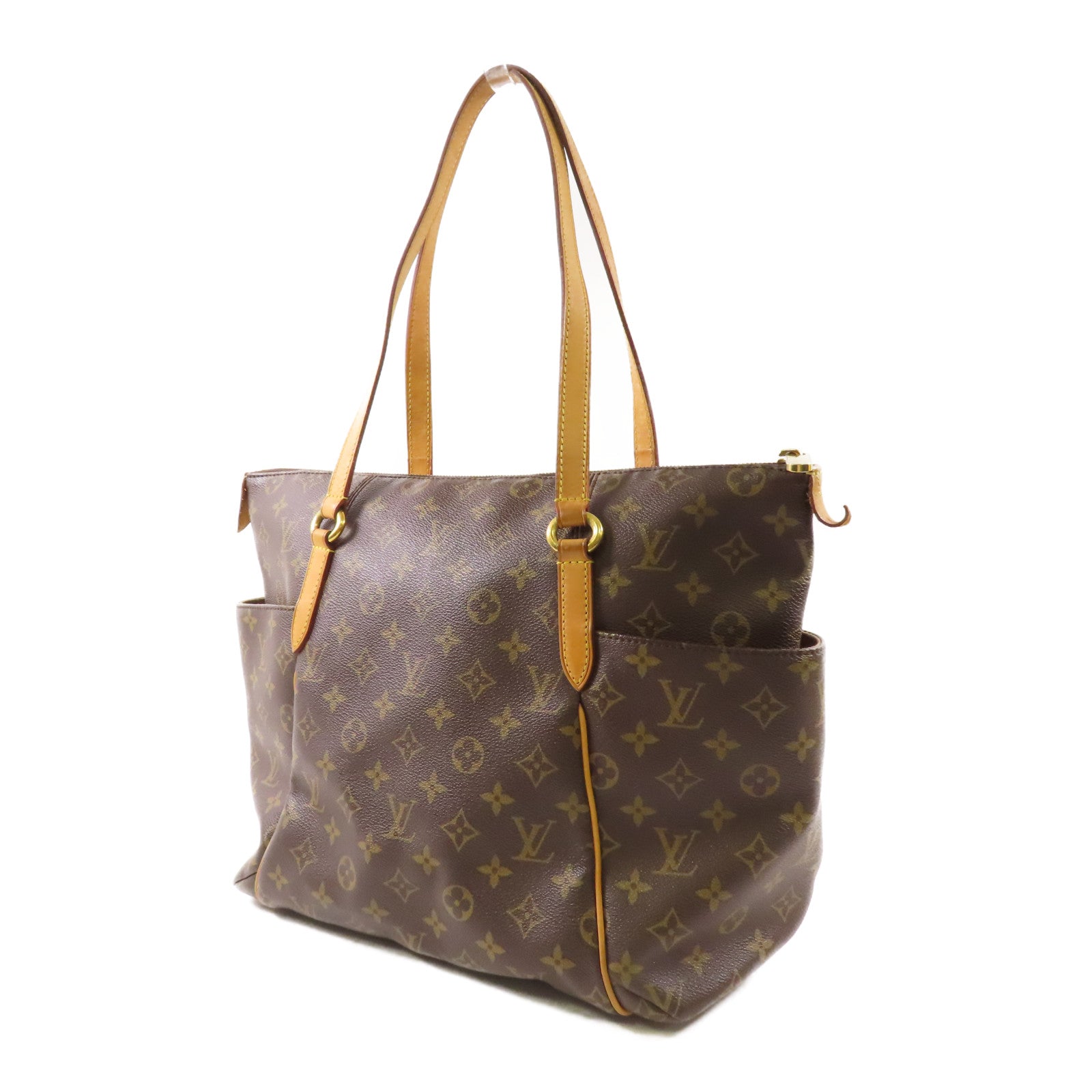 LOUIS VUITTON LV GHW Totally MM Shoulder Tote Bag M56689 Monogram Brown