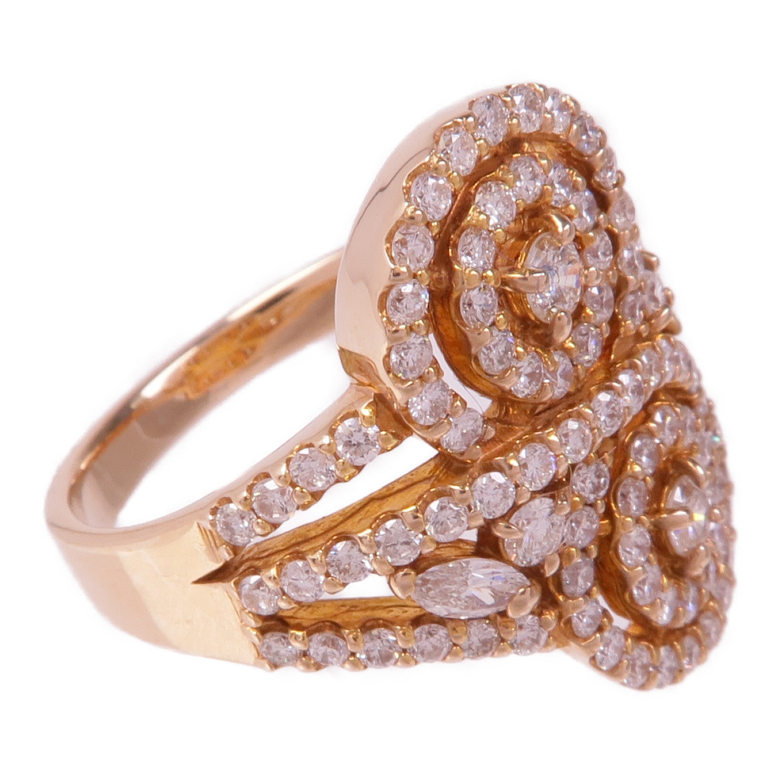 JEWELRY 【激減優惠】18K玫瑰金Diamond Ring鑽石戒指US#6.25