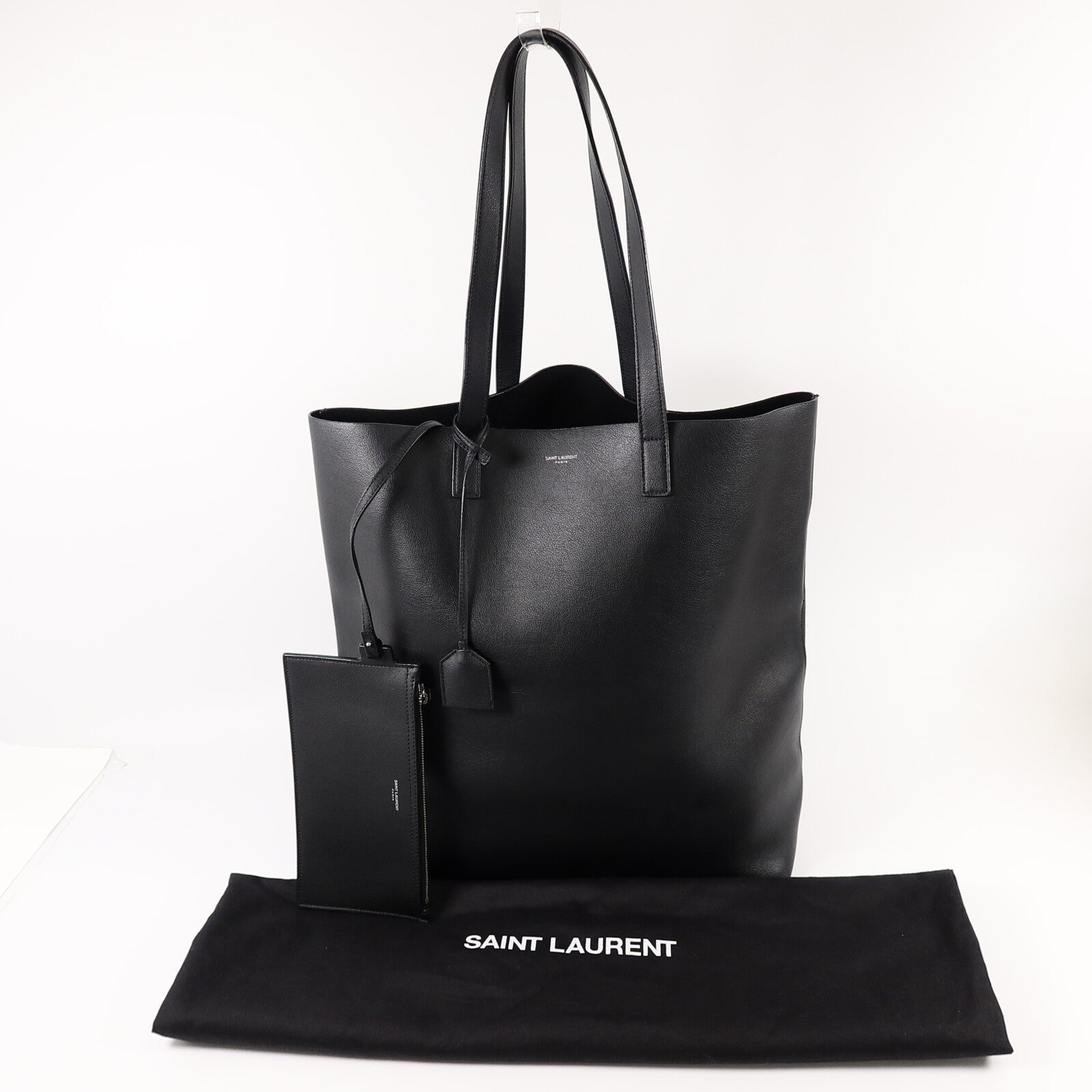 SAINT LAURENT 牛皮皮革Bold Tote Bag手挽袋