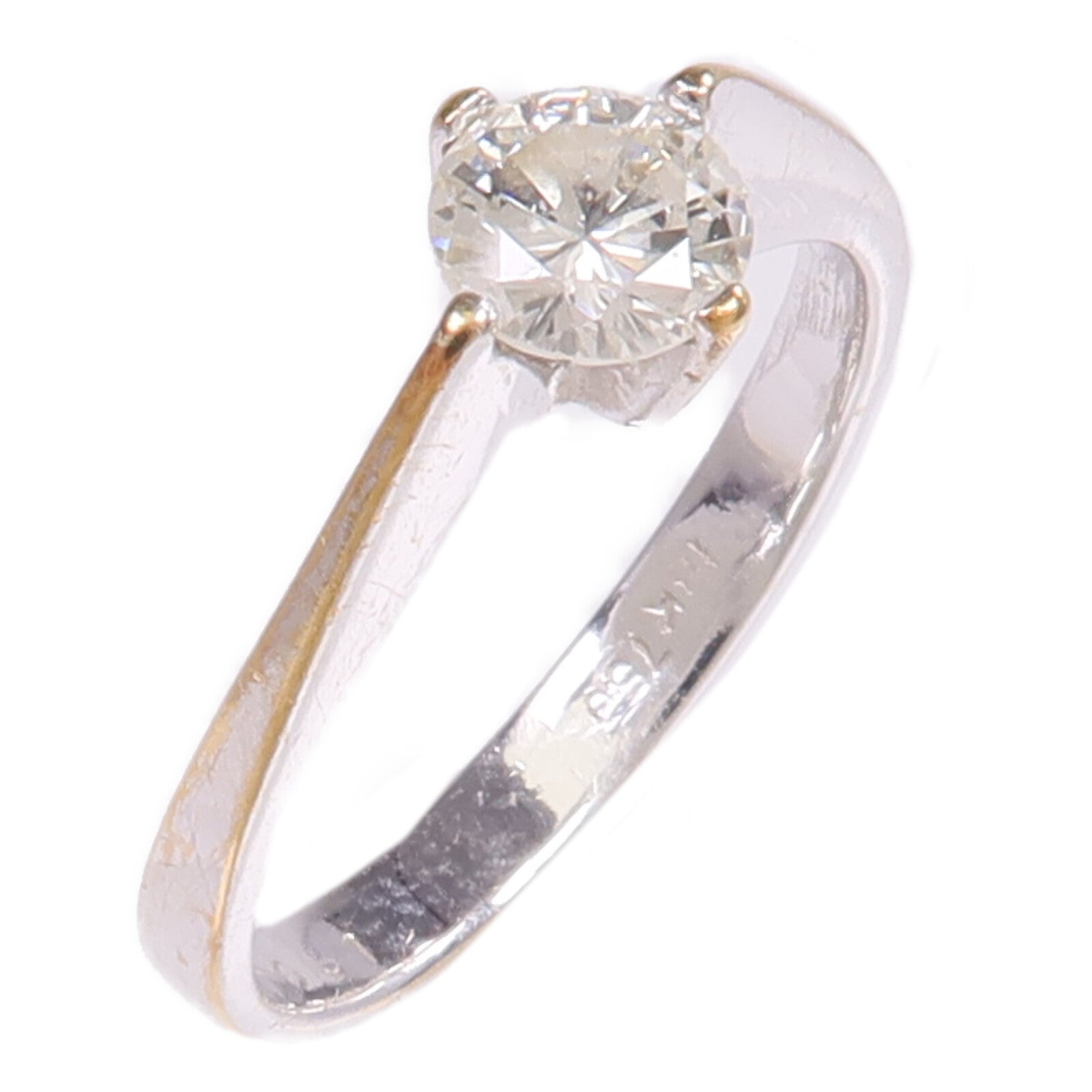 JEWELRY 18K白金Diamond Ring鑽石戒指US#3.25