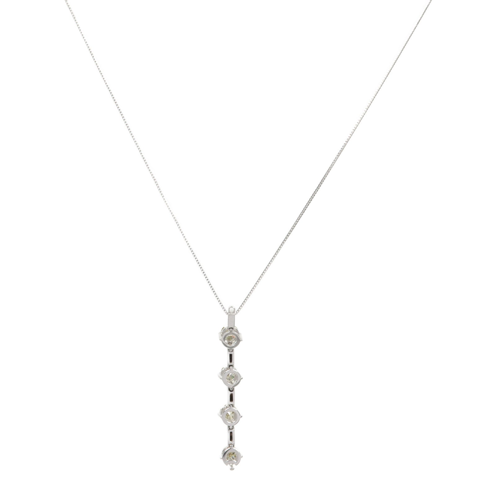 JEWELRY 【激減優惠】18K白金Pink Diamond Necklace鑽石項鍊