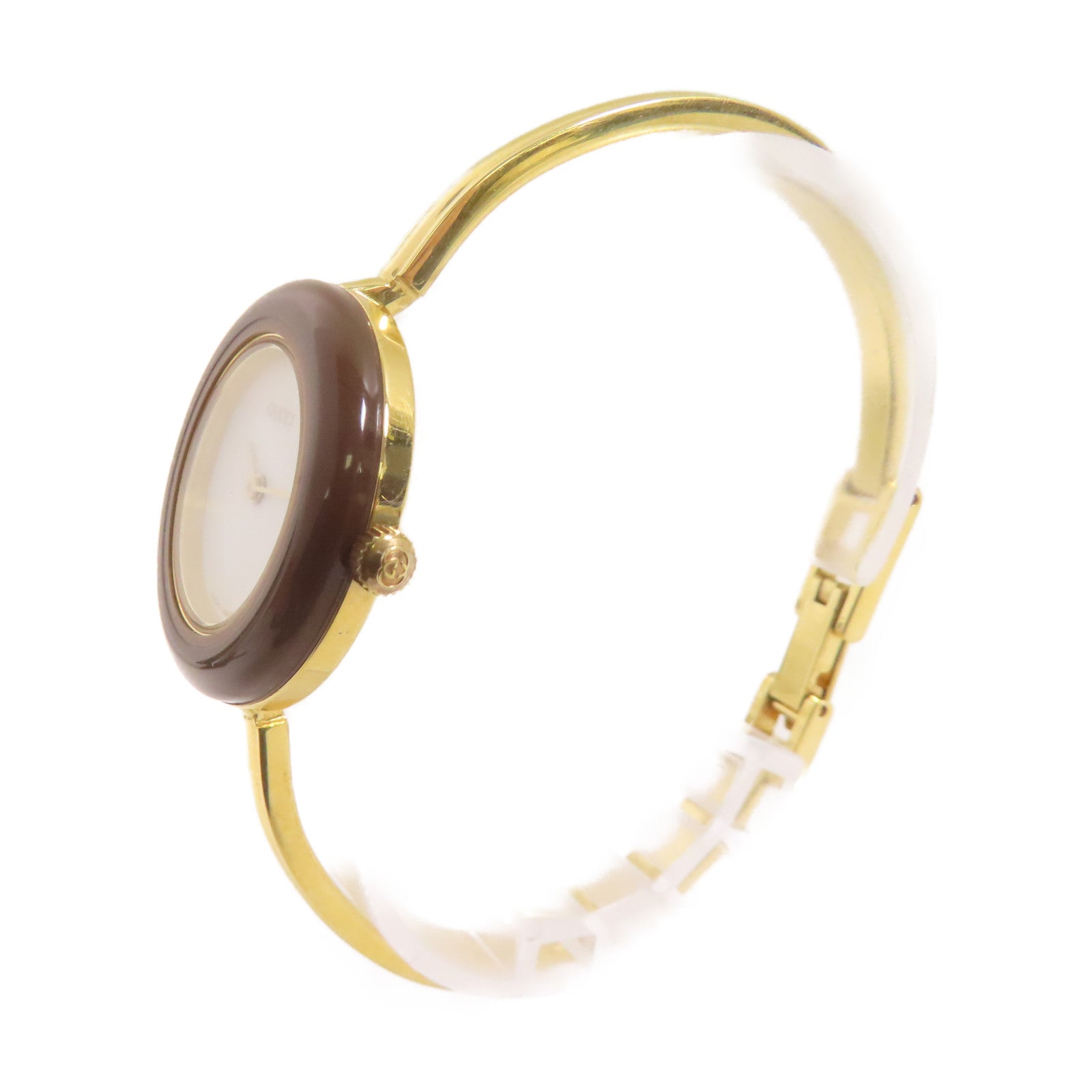 GUCCI Gucci Vintage Watch PVC/金屬手錶石英機芯白色