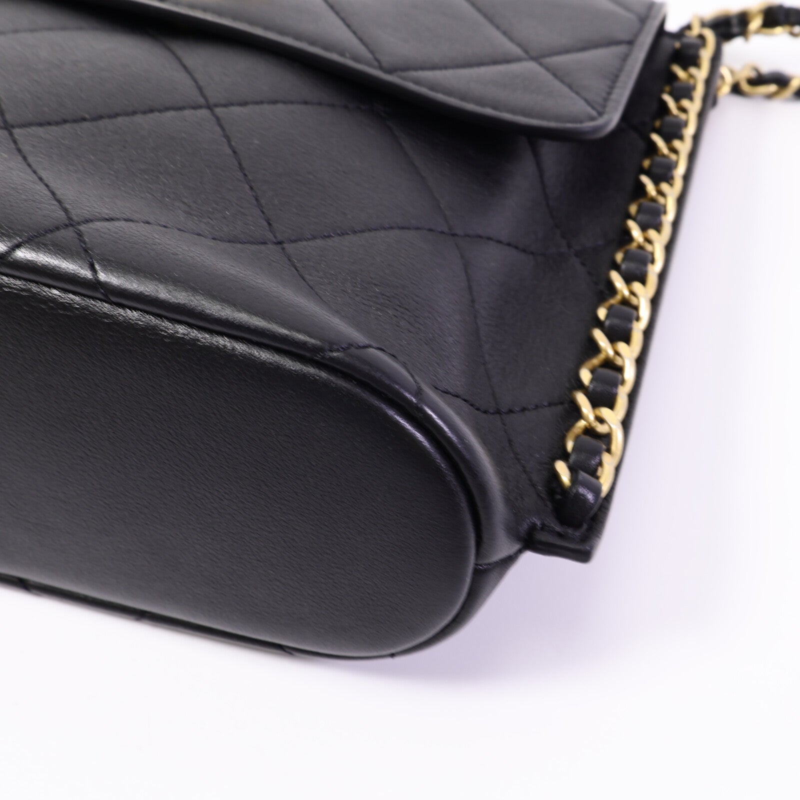 CHANEL 牛皮皮革Chain Shoulder Bag鏈帶肩背袋