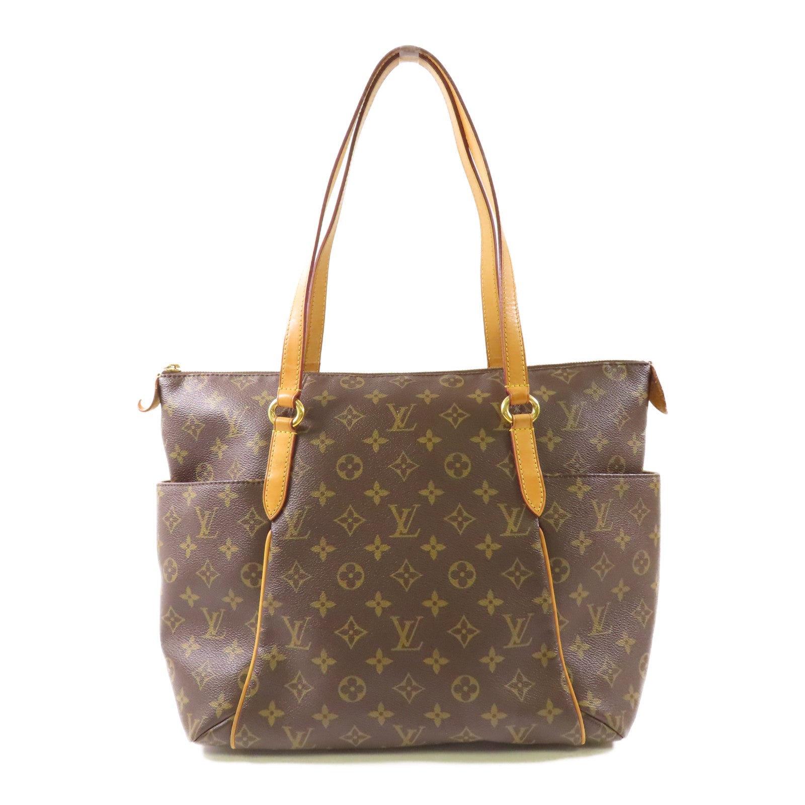 LOUIS VUITTON LV GHW Totally MM Shoulder Tote Bag M56689 Monogram Brown