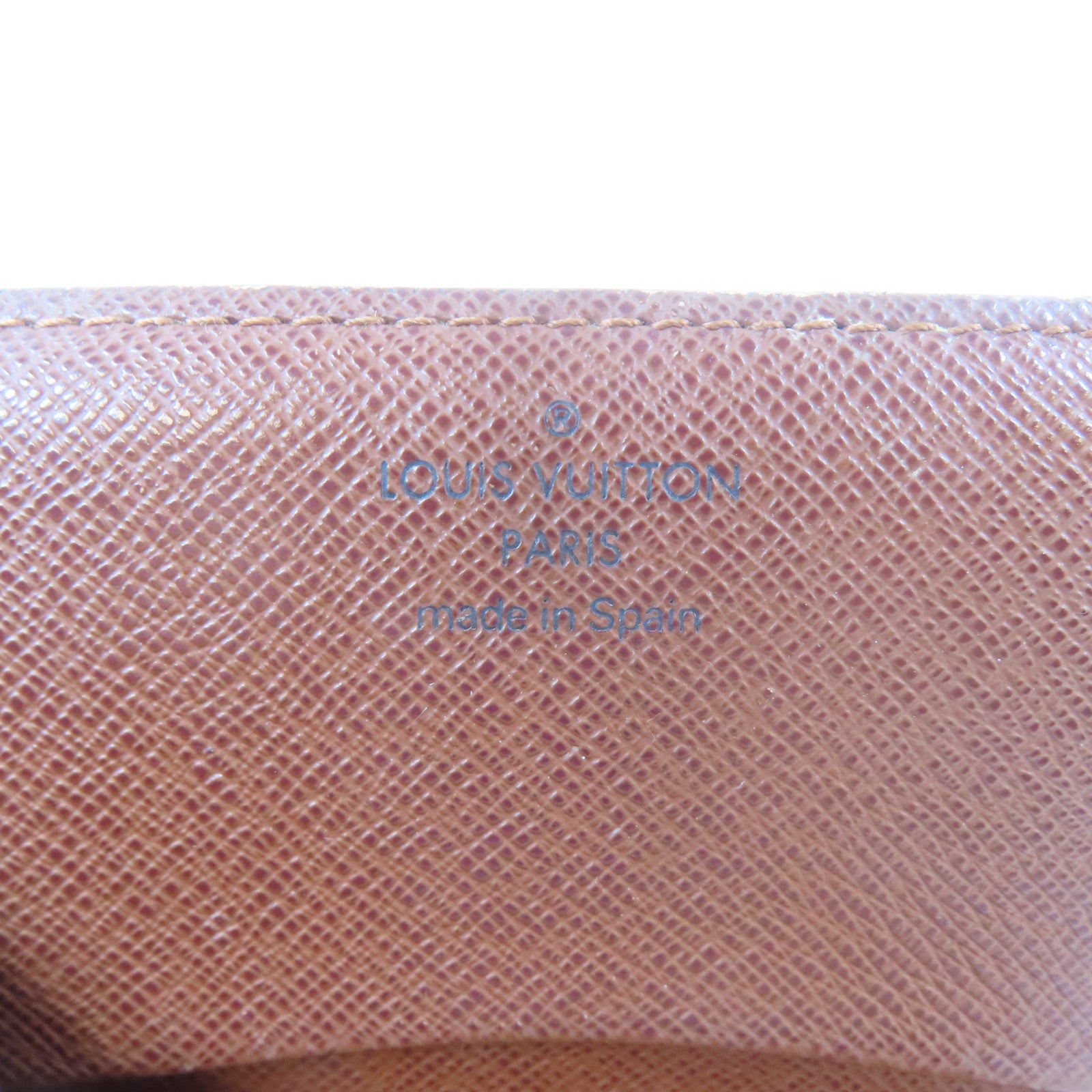 LOUIS VUITTON Monogram Amberop Cartes De Visit Card Case卡片套啡色