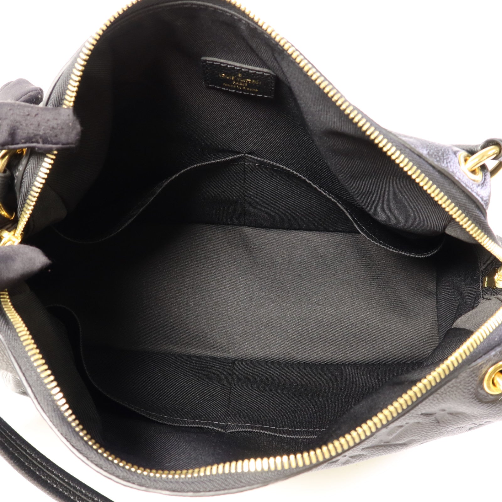 LOUIS VUITTON Monogram Empreinte Ponthieu PM金扣手挽肩背兩用袋