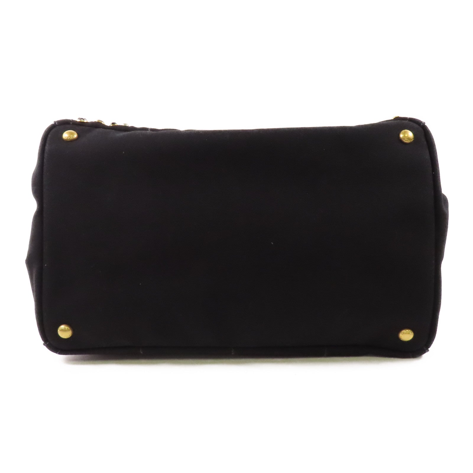 PRADA 【激減優惠】帆布2 Way Shoulder金扣手挽肩背兩用袋