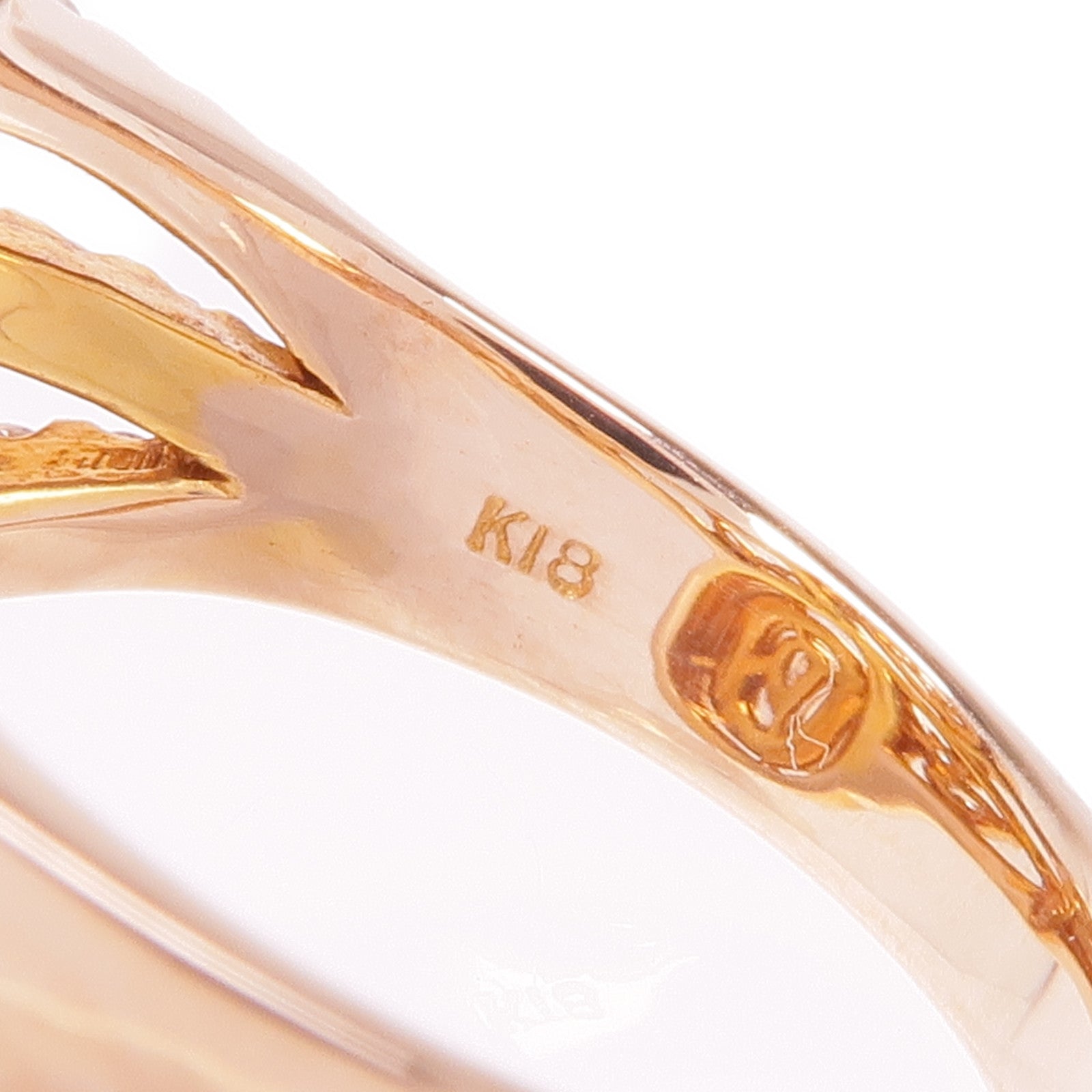 JEWELRY 18K玫瑰金Diamond Ring鑽石戒指US#6.25