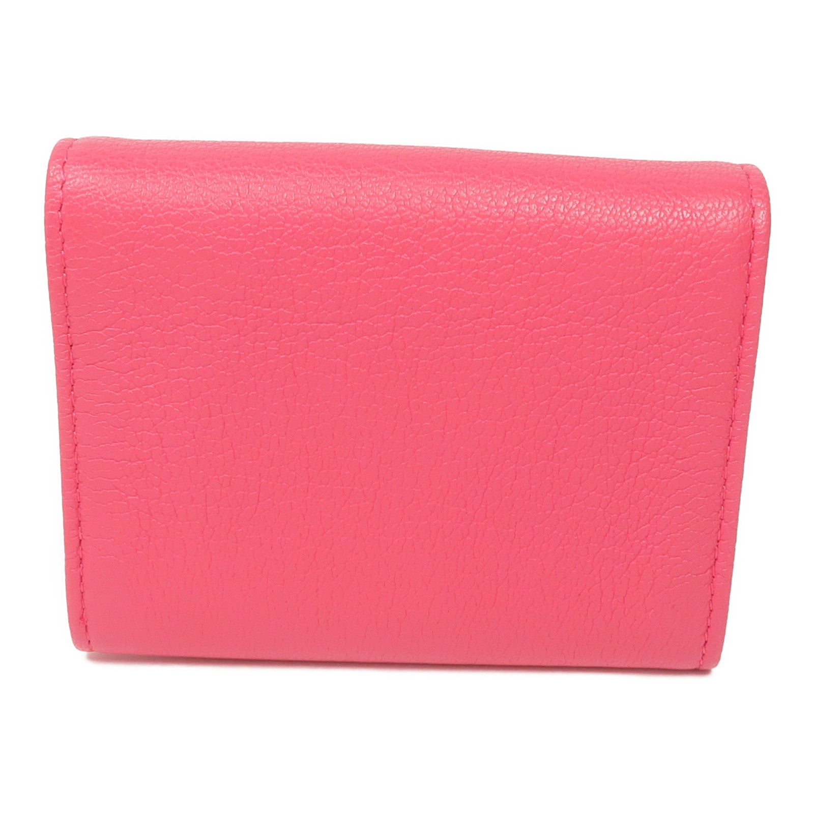 CHANEL 牛皮皮革Wallet銀扣錢包