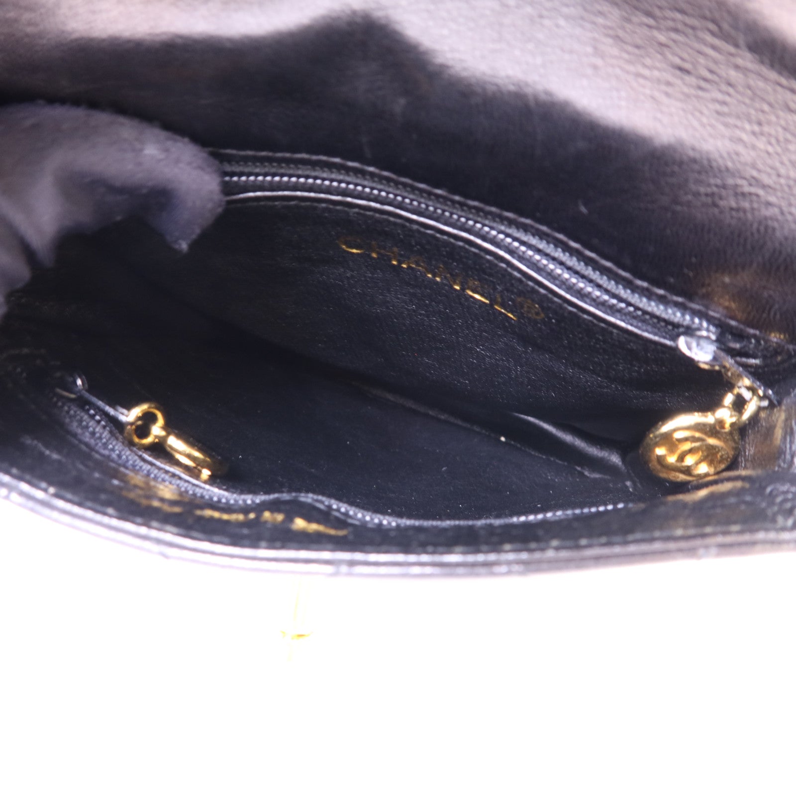 CHANEL 羊皮皮革Waist Bag金扣腰包