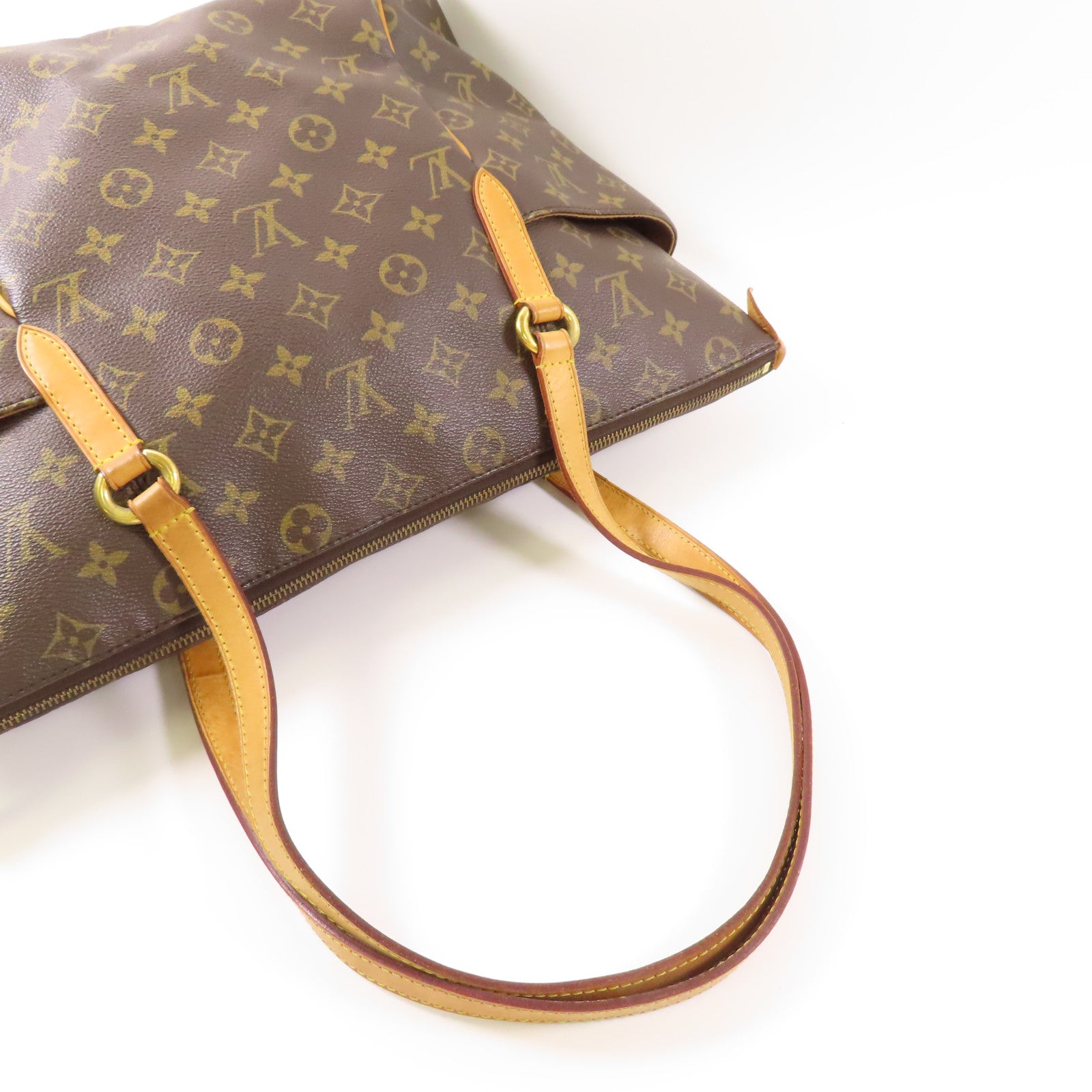 LOUIS VUITTON LV GHW Totally MM Shoulder Tote Bag M56689 Monogram Brown
