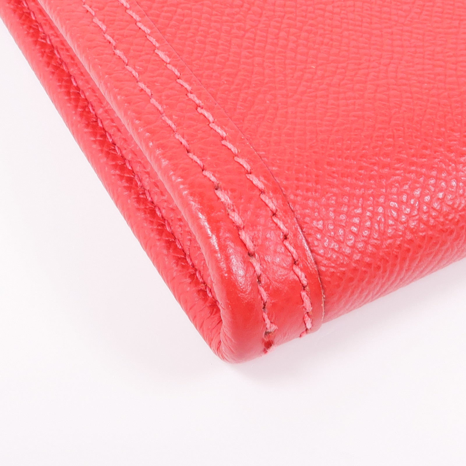 HERMES Epsom皮革Jige Elan手拿包Rouge Casaque