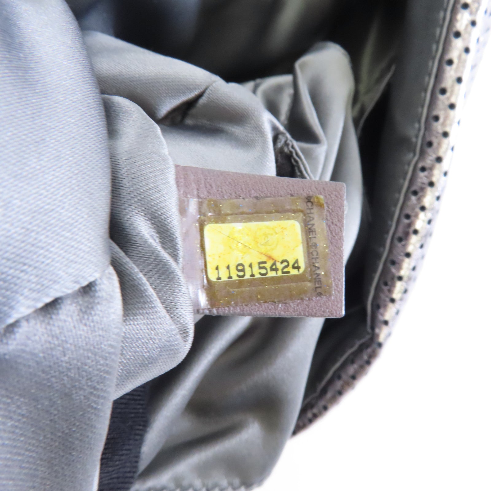 CHANEL 【激減優惠】牛皮皮革Chain Shoulder金銀扣鏈帶肩背袋銀色