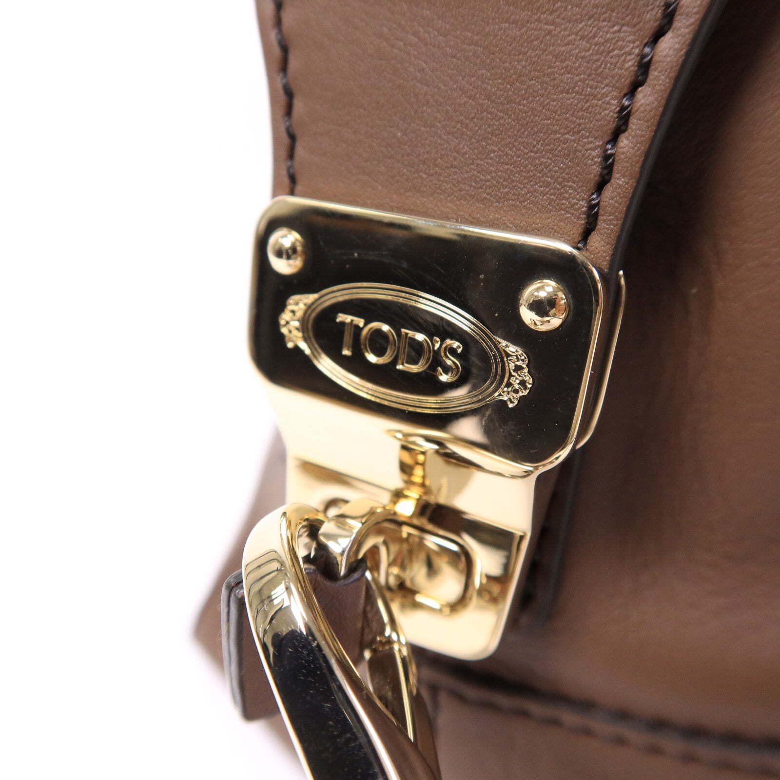 TOD'S 牛皮皮革D-Styling Bauletto Medium手挽肩背兩用袋