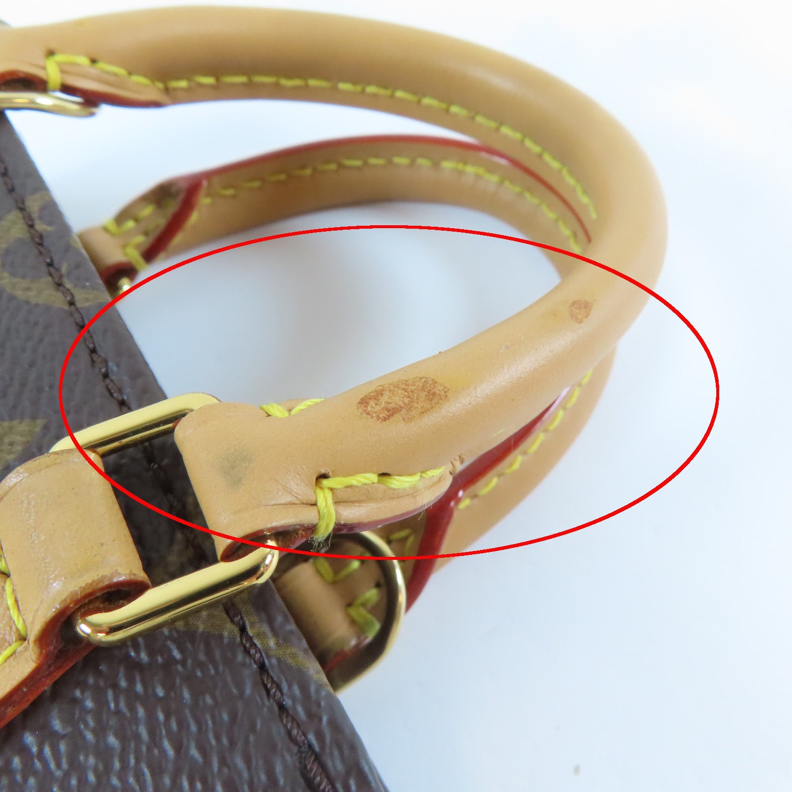 LOUIS VUITTON 【激減優惠】Monogram Petit Sac Plat金扣肩背袋啡色
