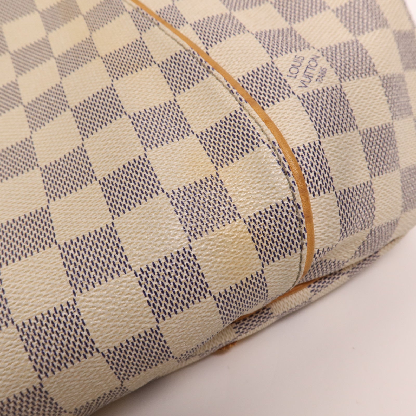 LOUIS VUITTON Damier Azur Galliera GM金扣肩背袋