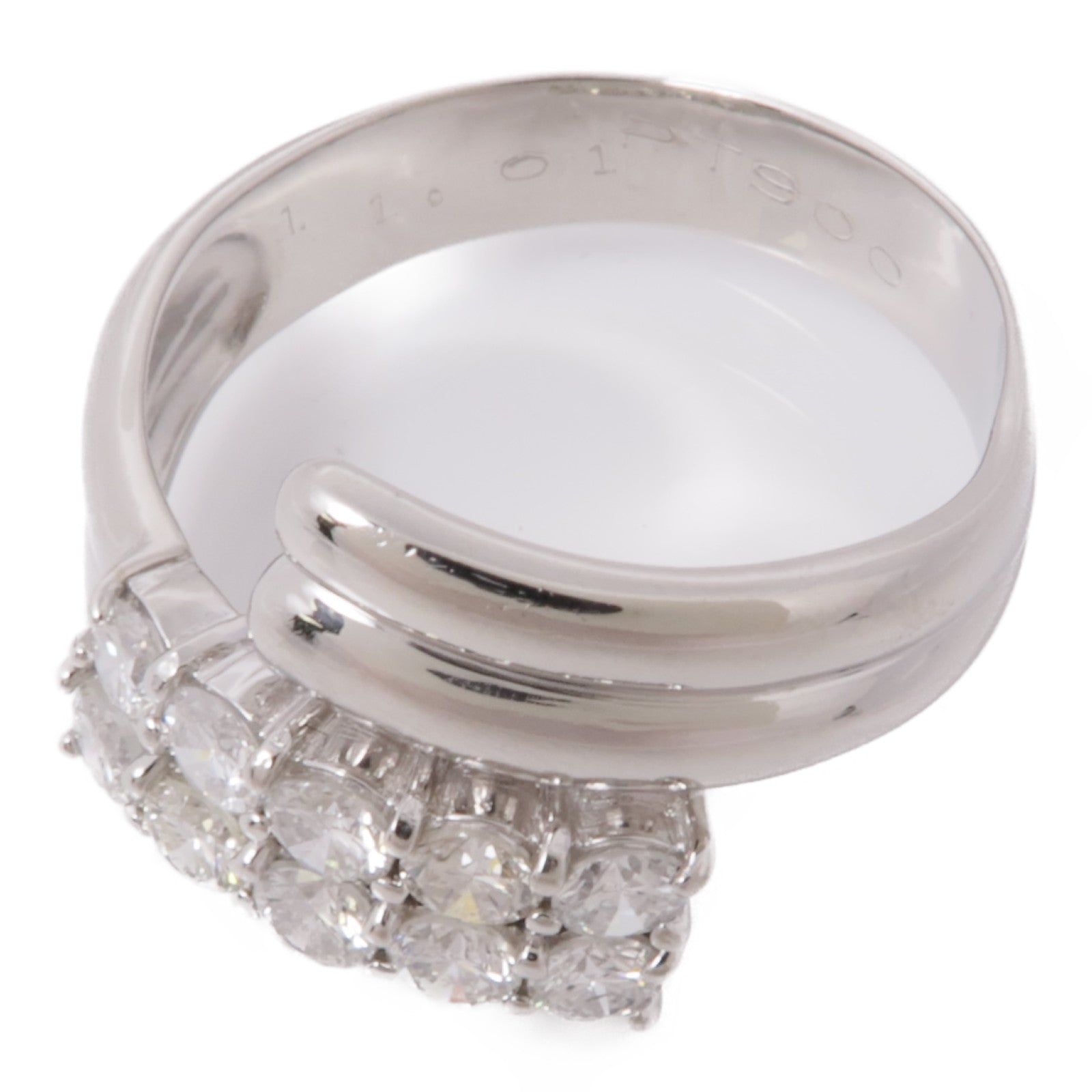 JEWELRY JEWELRY PT900鉑金/鑽石Diamond Ring戒指US#8.5