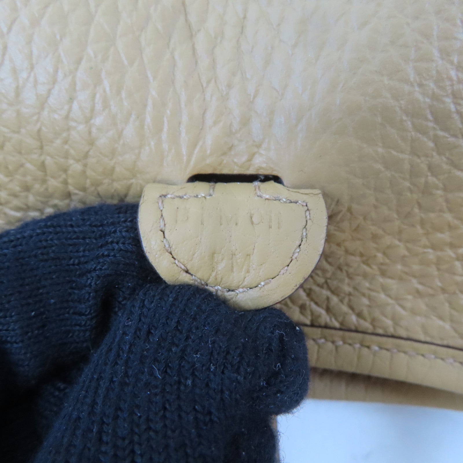 HERMES Clemence皮革Evelyne TPM金扣肩背袋Biscuit/啡色