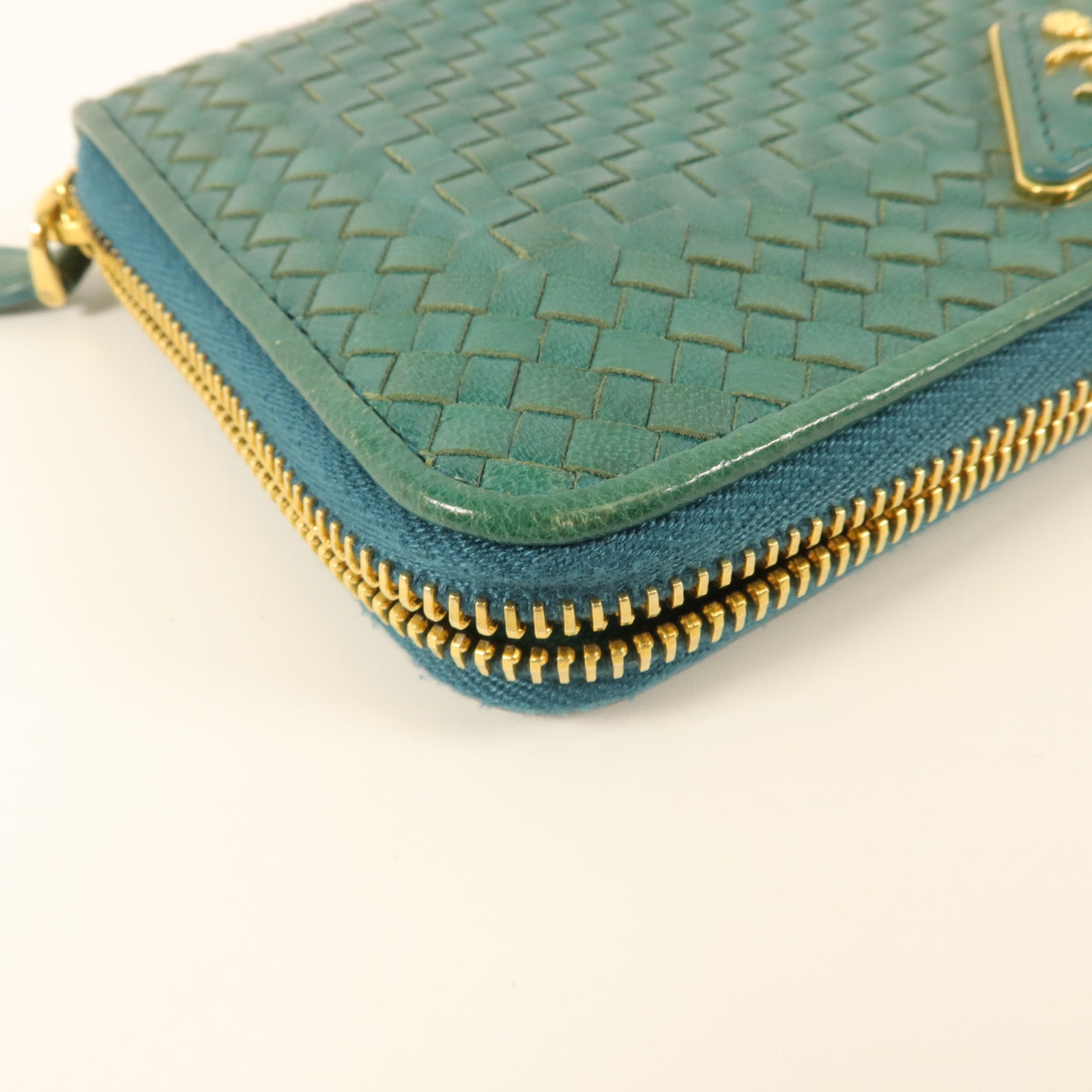 PRADA 牛皮皮革Zipper Long Wallet長錢包