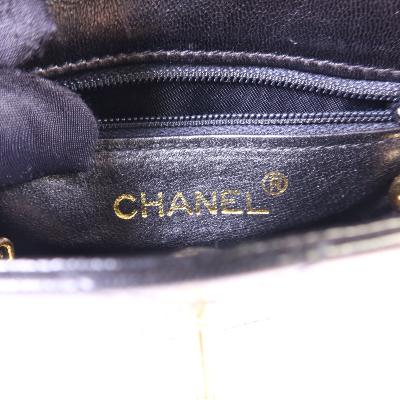CHANEL 羊皮皮革Waist Bag金扣腰包