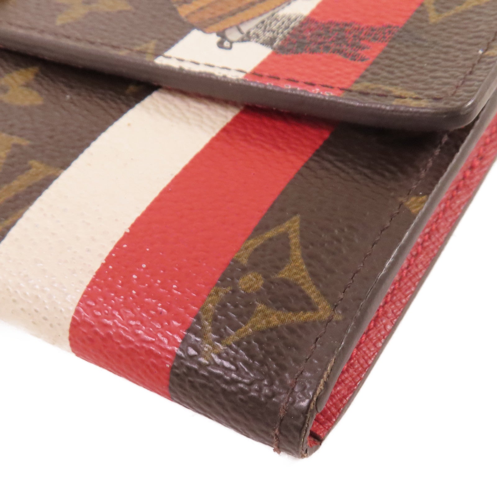 LOUIS VUITTON Monogram Portefeuille Sarah Long wallet金扣長錢包啡色