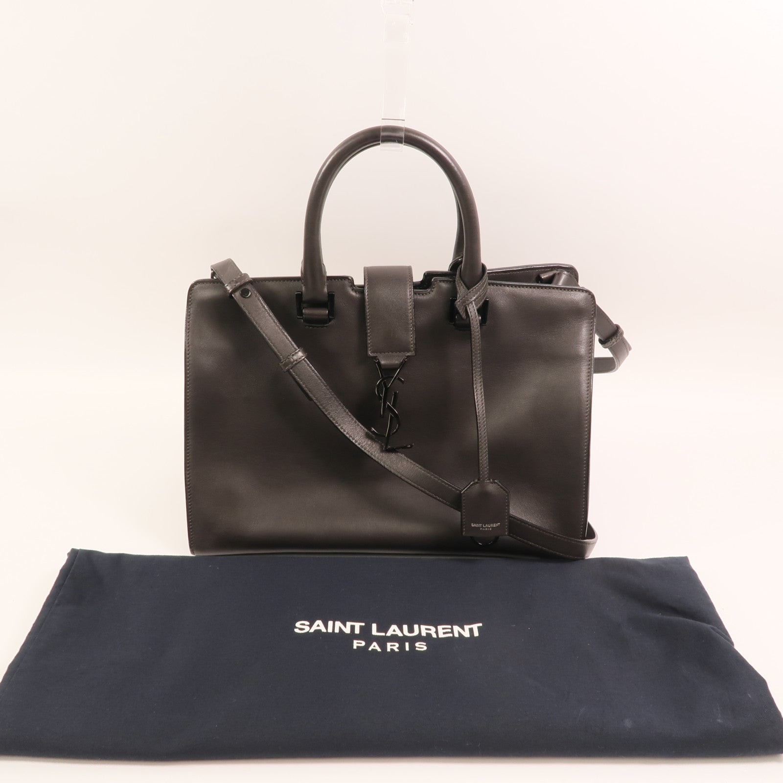 SAINT LAURENT 牛皮皮革Cabas Bag手挽肩背兩用袋