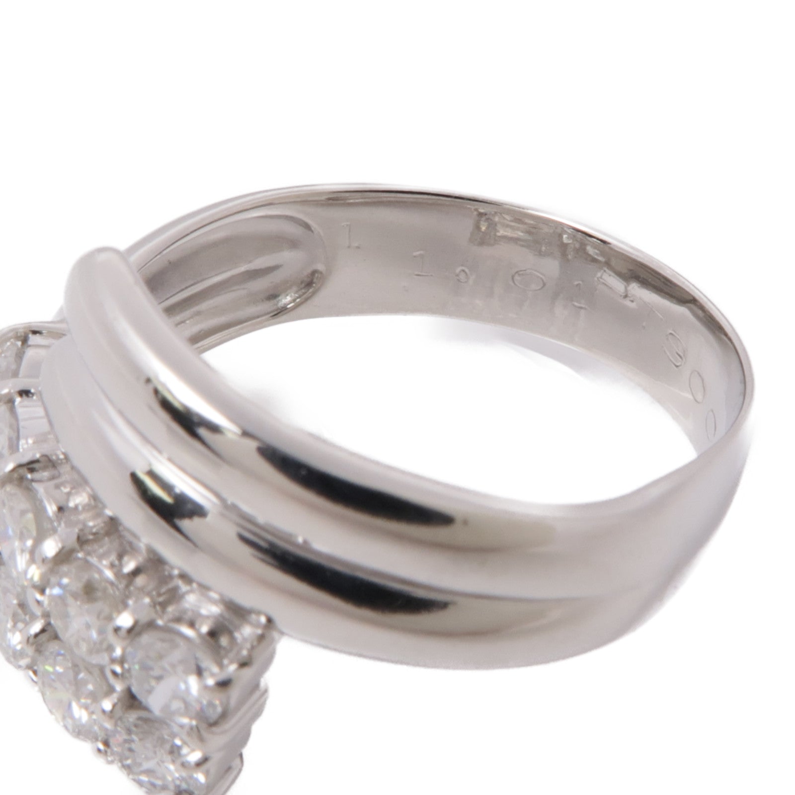 JEWELRY JEWELRY PT900鉑金/鑽石Diamond Ring戒指US#8.5