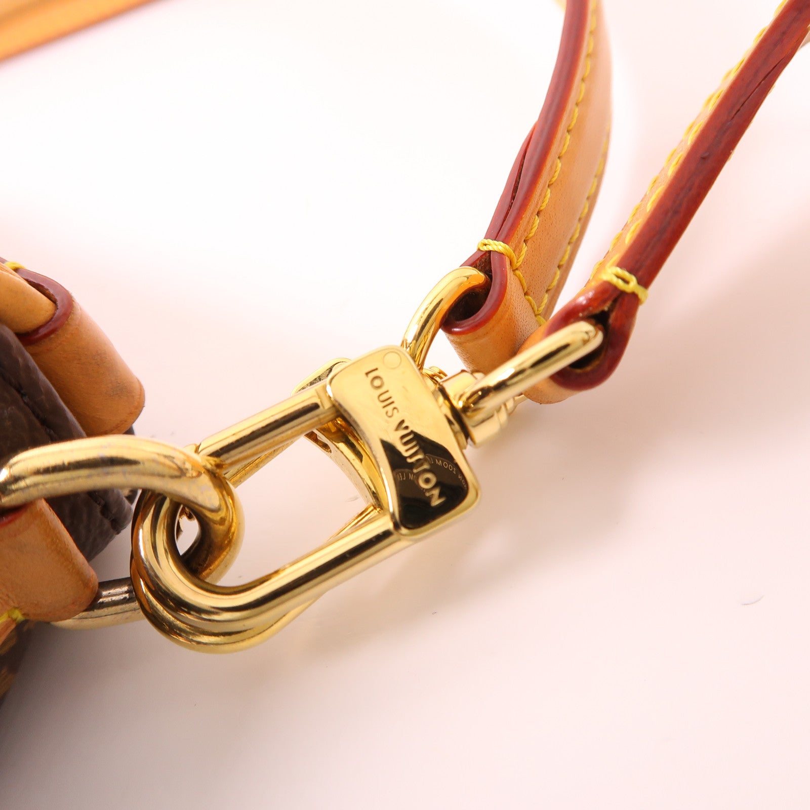 LOUIS VUITTON Monogram Saumur BB金扣手挽肩背兩用袋
